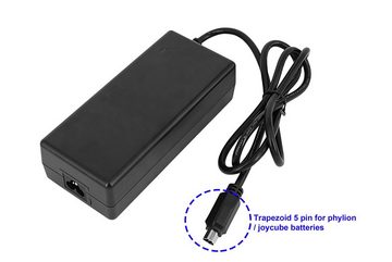 PowerSmart CAA081020E Batterie-Ladegerät (2A AC Adapter für 36V LI-ION E-Bike Akku mit 5-Pin)