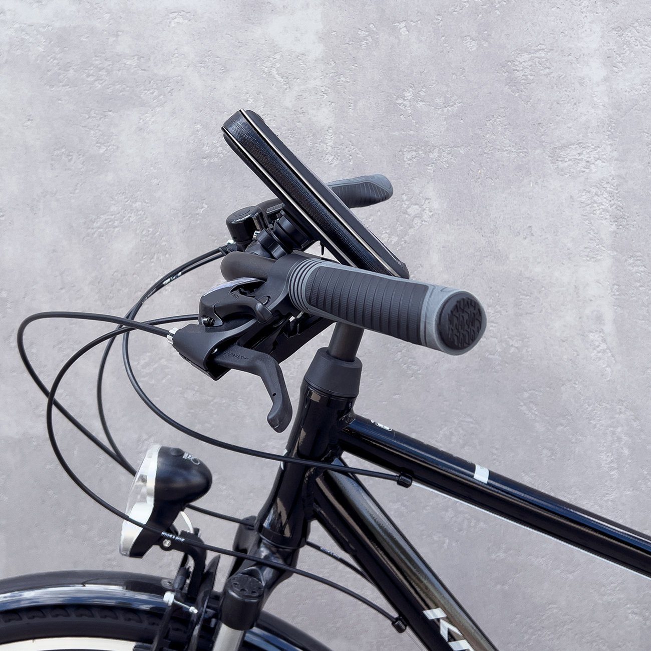 Wozinsky Smartphone-Halterung Smartphonehalterung für Fahrrad, Motorrad, Roller schwarz