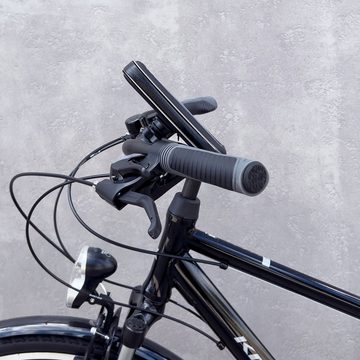 Wozinsky Smartphonehalterung für Fahrrad, Motorrad, Roller schwarz Smartphone-Halterung