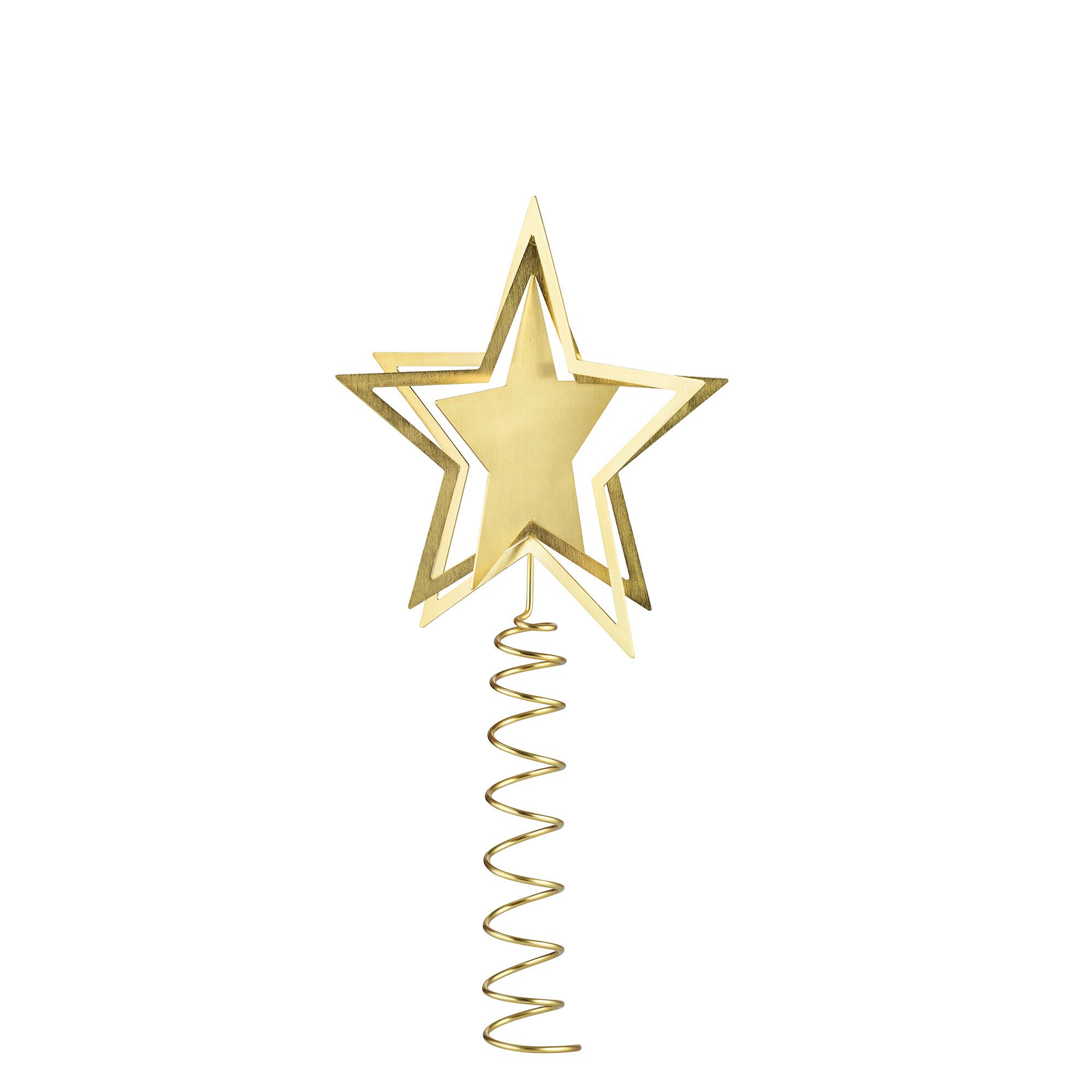 blomus Christbaumspitze Weihnachtsbaumspitze -KITAI- Weihnachtsstern: modernes Design, mundgeblasene Handkugel