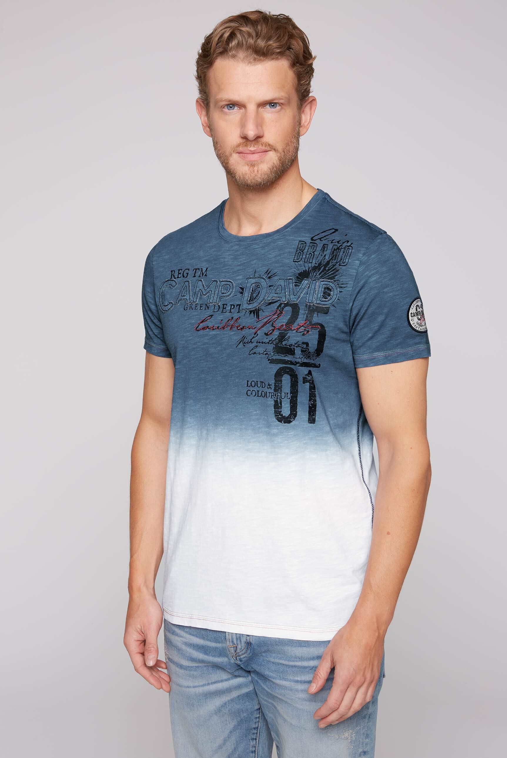 CAMP DAVID Rundhalsshirt aus Baumwolle