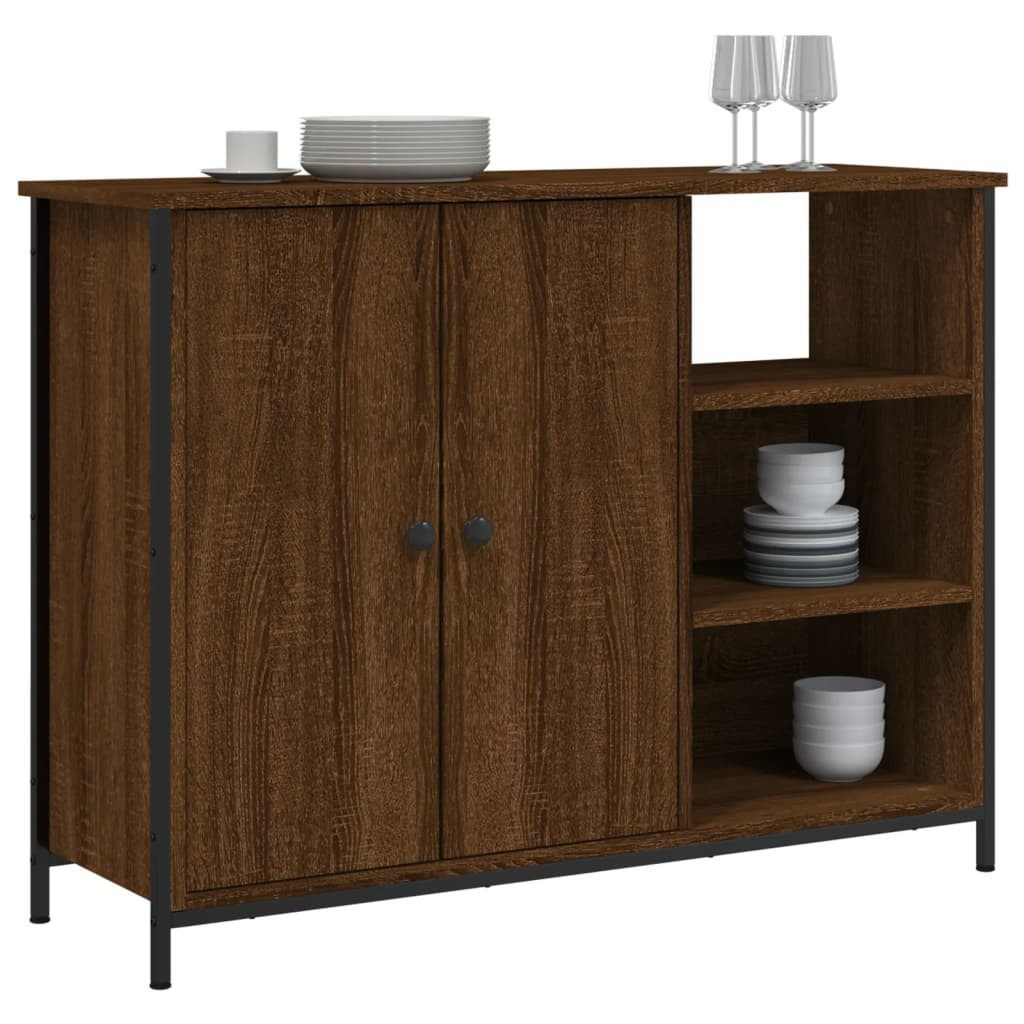 vidaXL Sideboard Sideboard Braun Eichen-Optik 100x33x75 günstig online kaufen