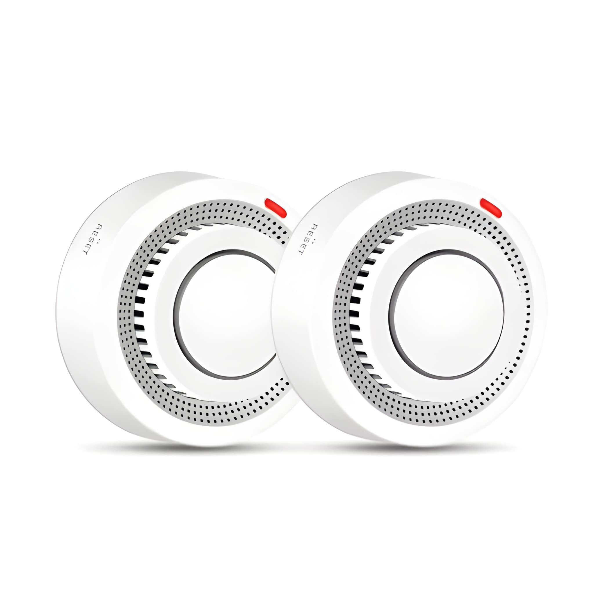 Athlix WiFi Rauchmelder, Fernüberwachung kompatibel mit Alexa und Google Rauchmelder (85DB Alarm, WLAN + Bluetooth, Fernüberwachung)