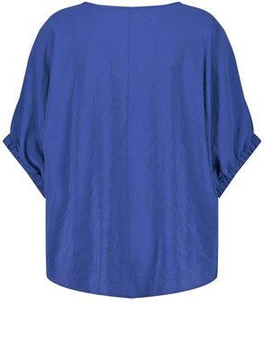 Samoon Kurzarmbluse Lässiges Blusenshirt aus fein schimmernder Qualität