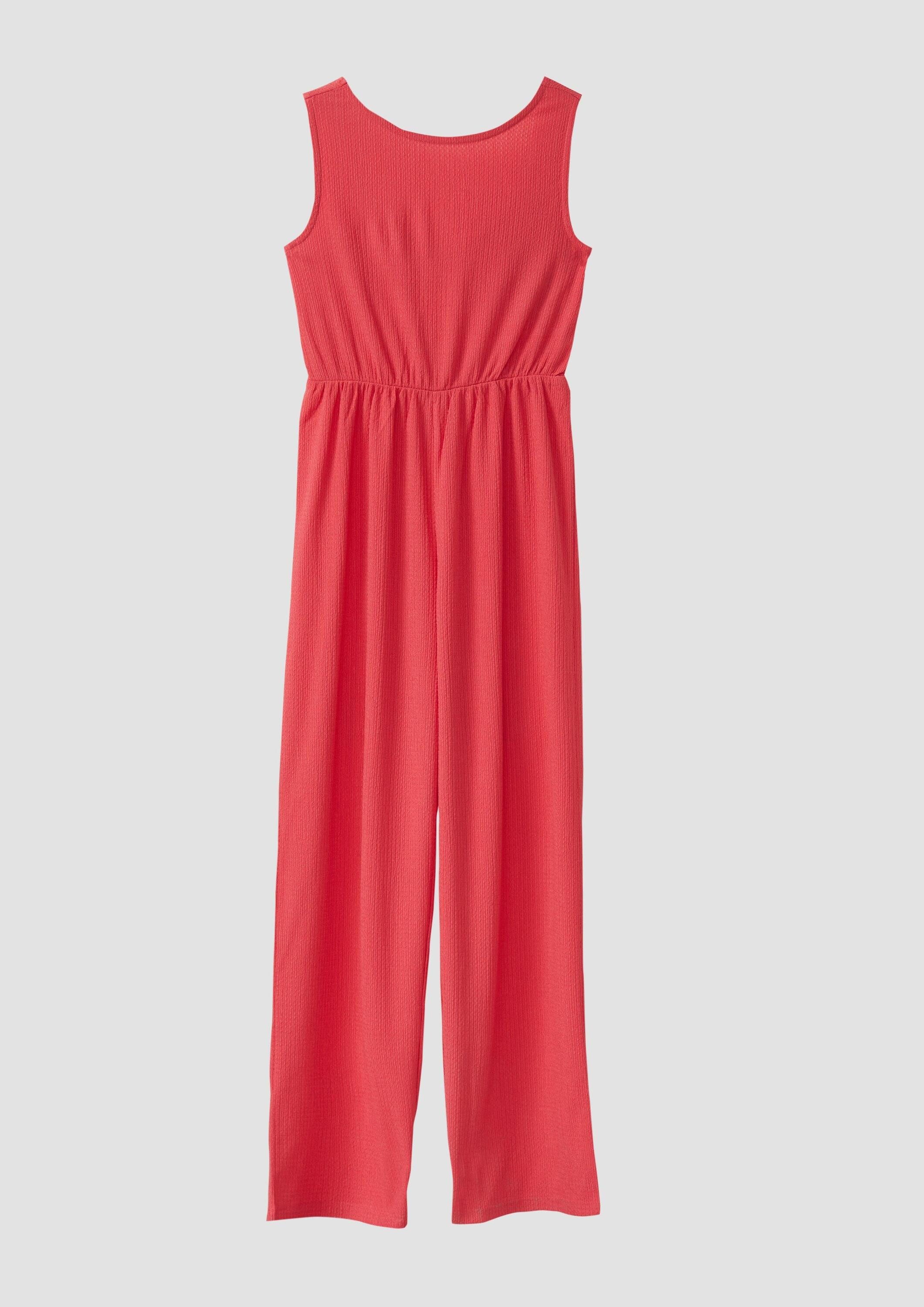 s.Oliver Jumpsuit Overall Strukturierter Jumpsuit mit Cut Out