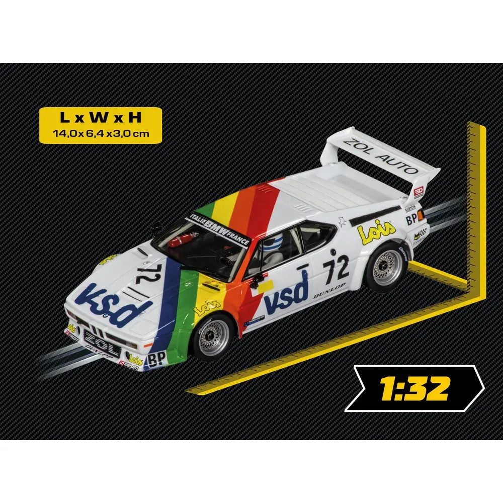 Revell® Rennbahn-Auto CARRERA DIGITAL 132 - BMW M1 BMW Zol'Auto, No.72 24h, 1981