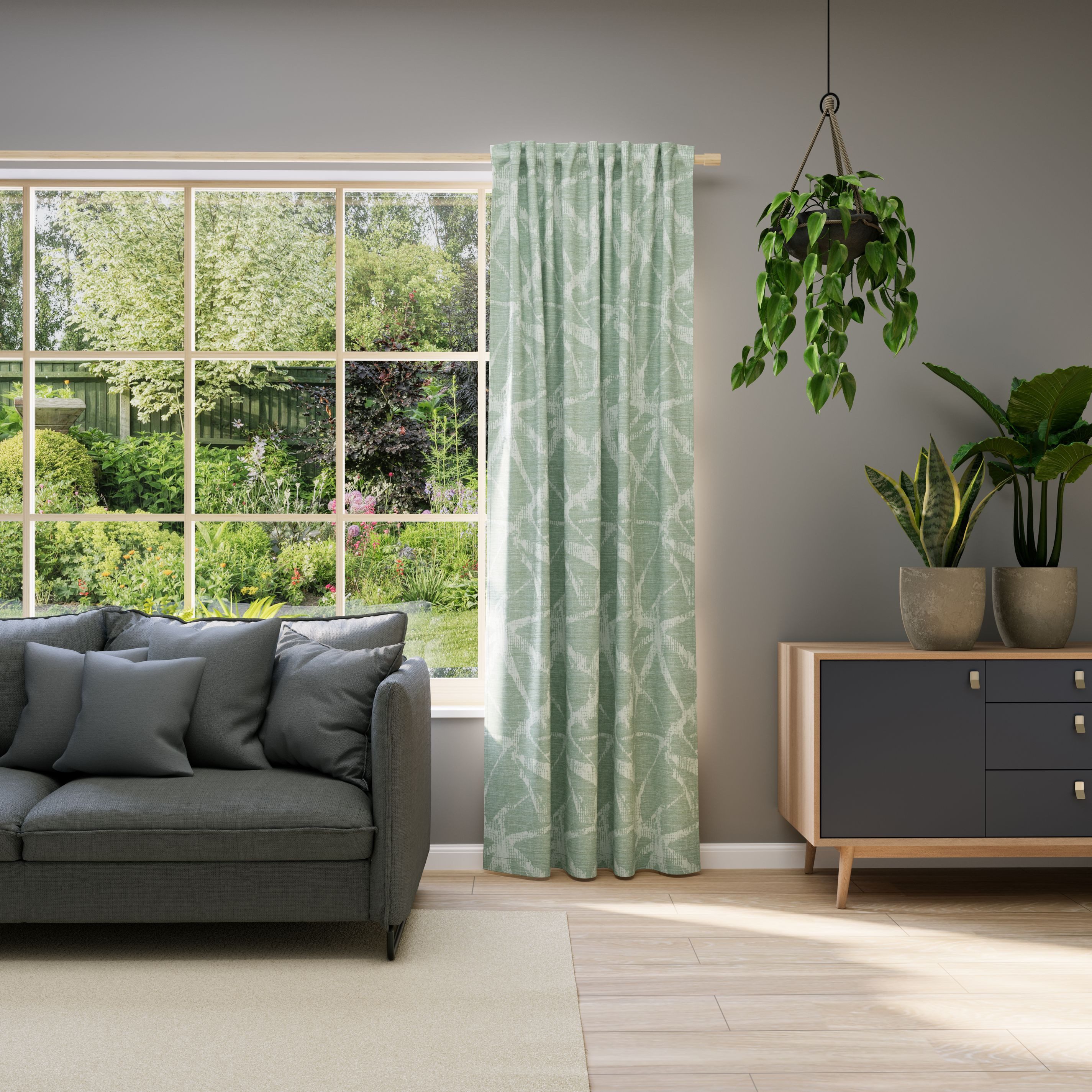 Neutex for you! Vorhang BELUGA (1 St), Ösen, blickdicht, Jacquard, Jacquard mit Allover-Design