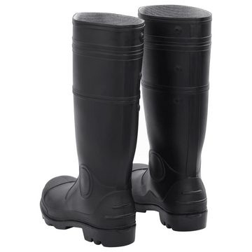 vidaXL Wathose Gummistiefel Schwarz Größe 41 PVC