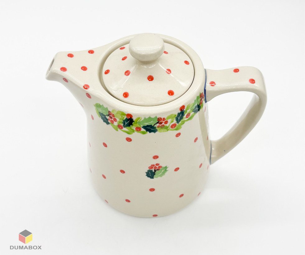 Ceramika Artystyczna Bolesławiec Teekanne Handgemachte Teekanne Kanne handbemalt Bunzlauer Keramik