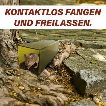 Novokill Lebendfalle Mausefalle Tip-Trap, 1 Stück, wetterfest & gebrauchsfertig