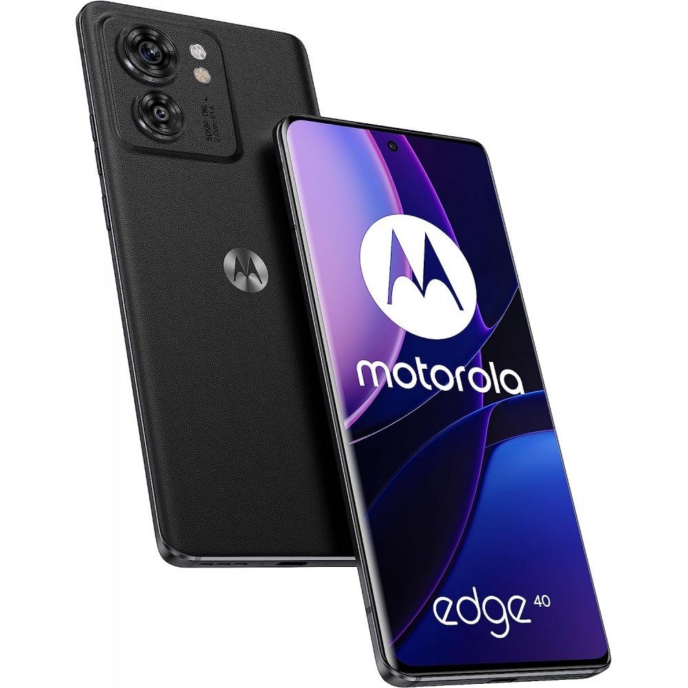 Motorola XT2303-2 Moto Edge 40 5G 256 GB / 8 GB Smartphone eclipse black Smartphone (6,5 Zoll, 256 GB Speicherplatz)