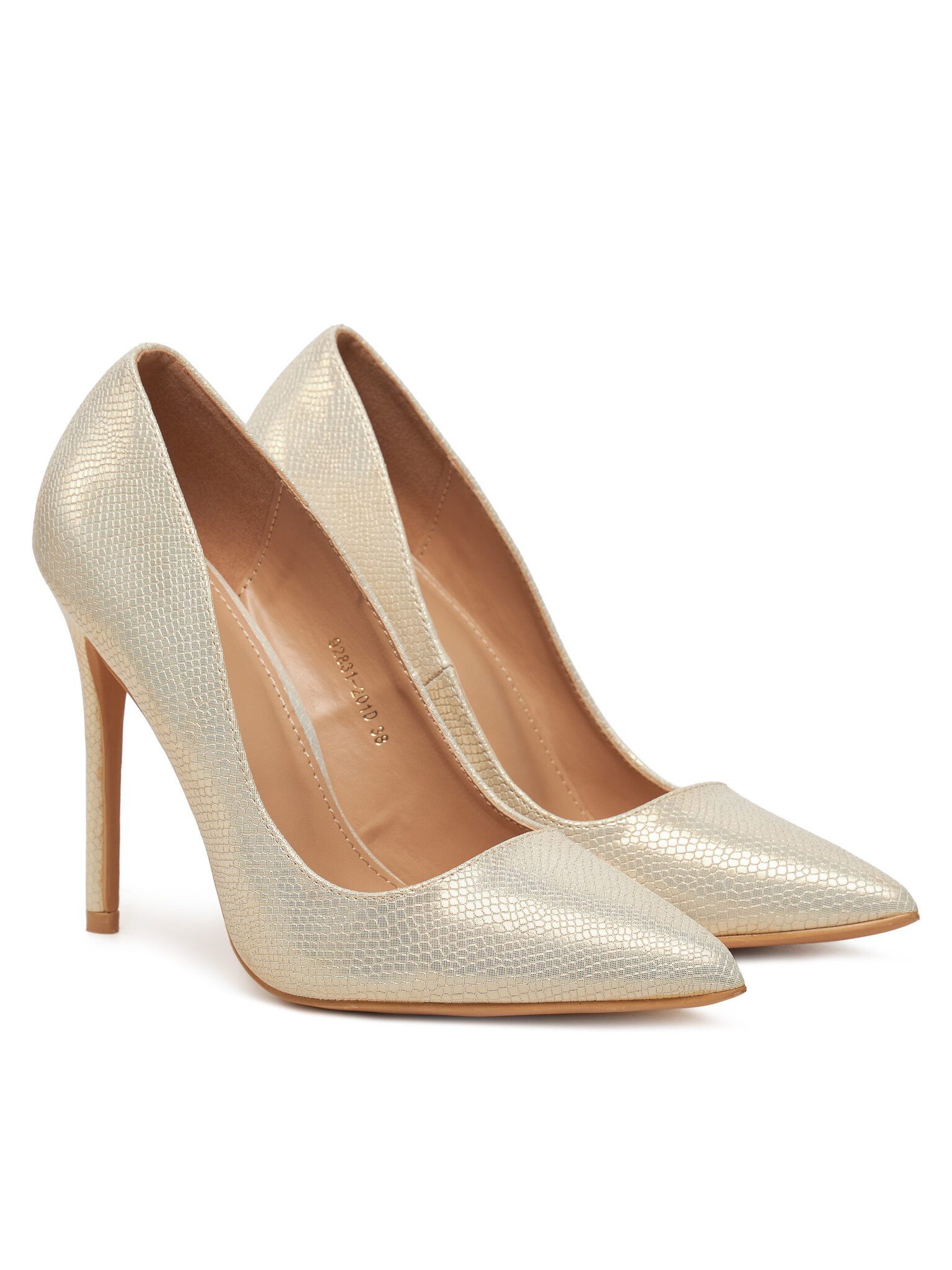 DeeZee Deezee Damen-High Heels Beige 92831-201D High-Heel-Stiefel