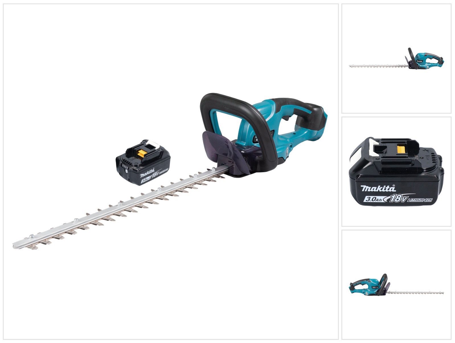 Makita Akku-Heckenschere DUH 507 F 18 V 50 cm + 1x Akku 3,0 Ah - ohne Ladegerät