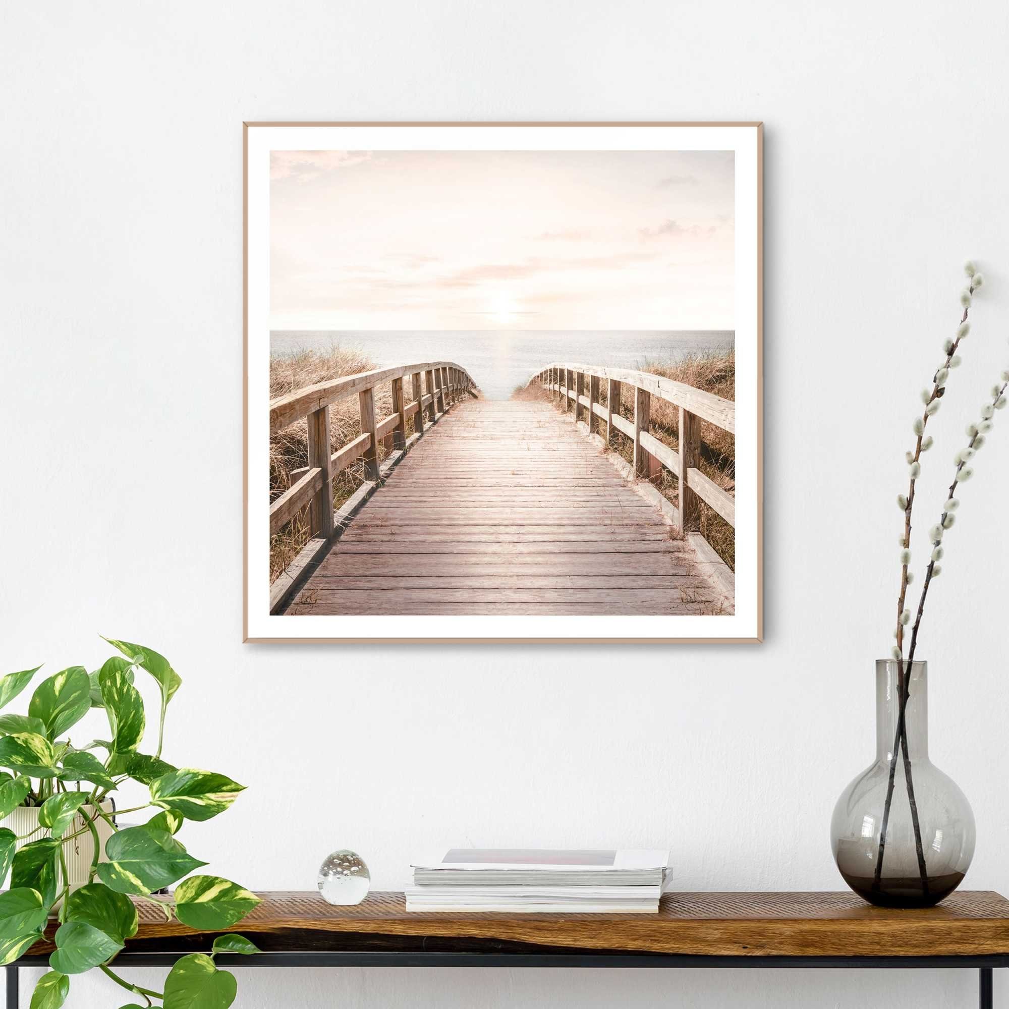 Reinders! Poster Brücke zum Strand günstig online kaufen