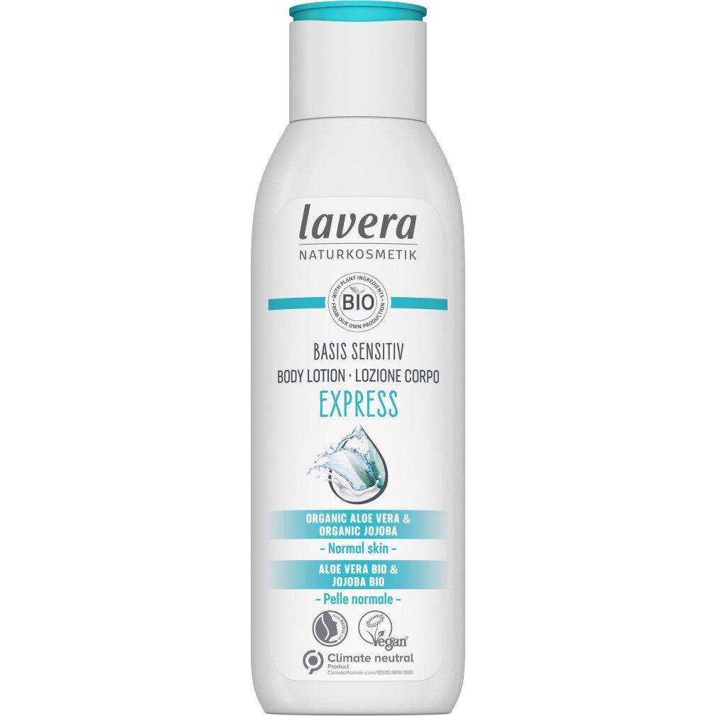 lavera Körperpflegemittel Moisturizing body lotion Basis Sensitiv (Body Lotion) 250ml