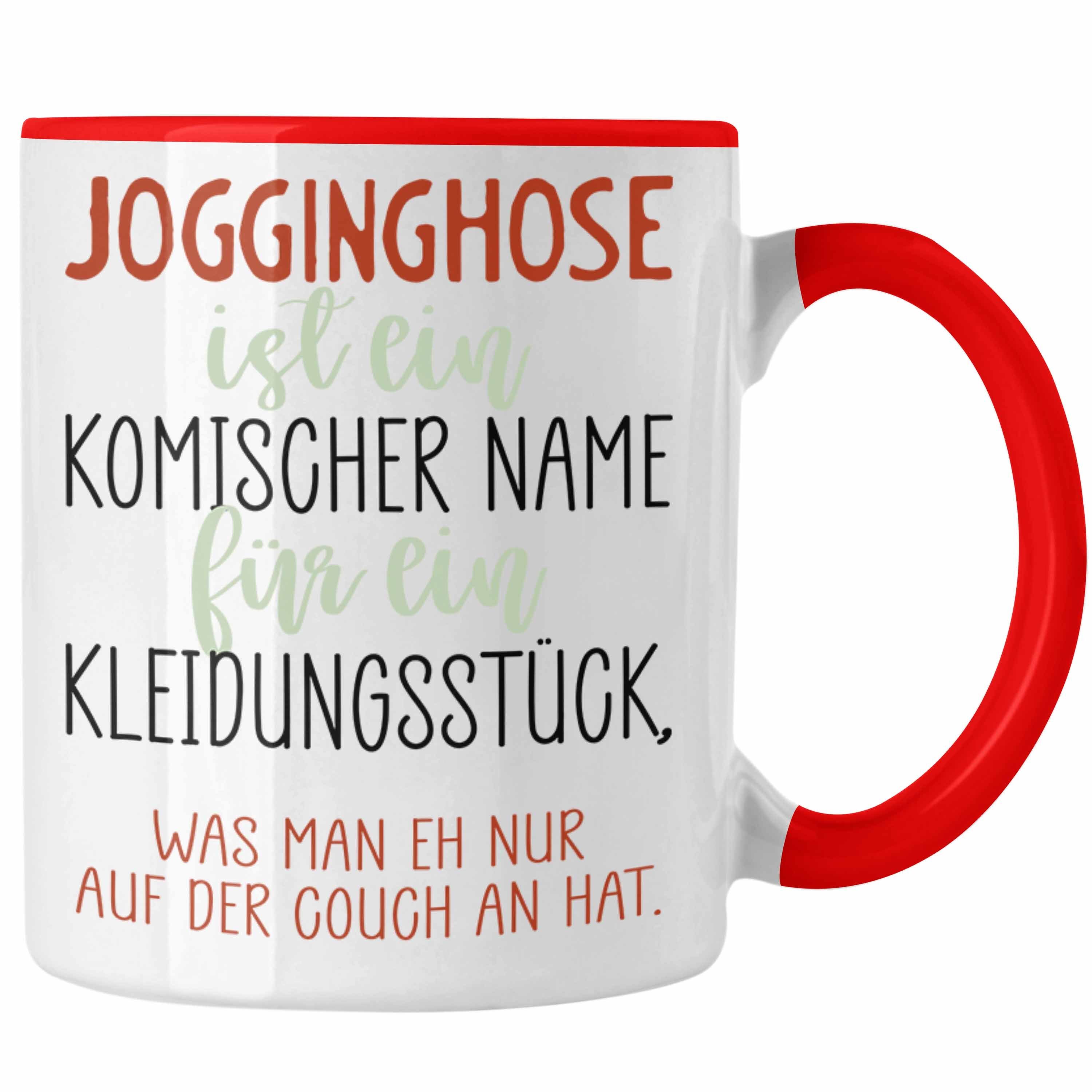 ᐅ Trendation Tasse Jogginghose Spruch Tasse Geschenkidee Couch Chiller