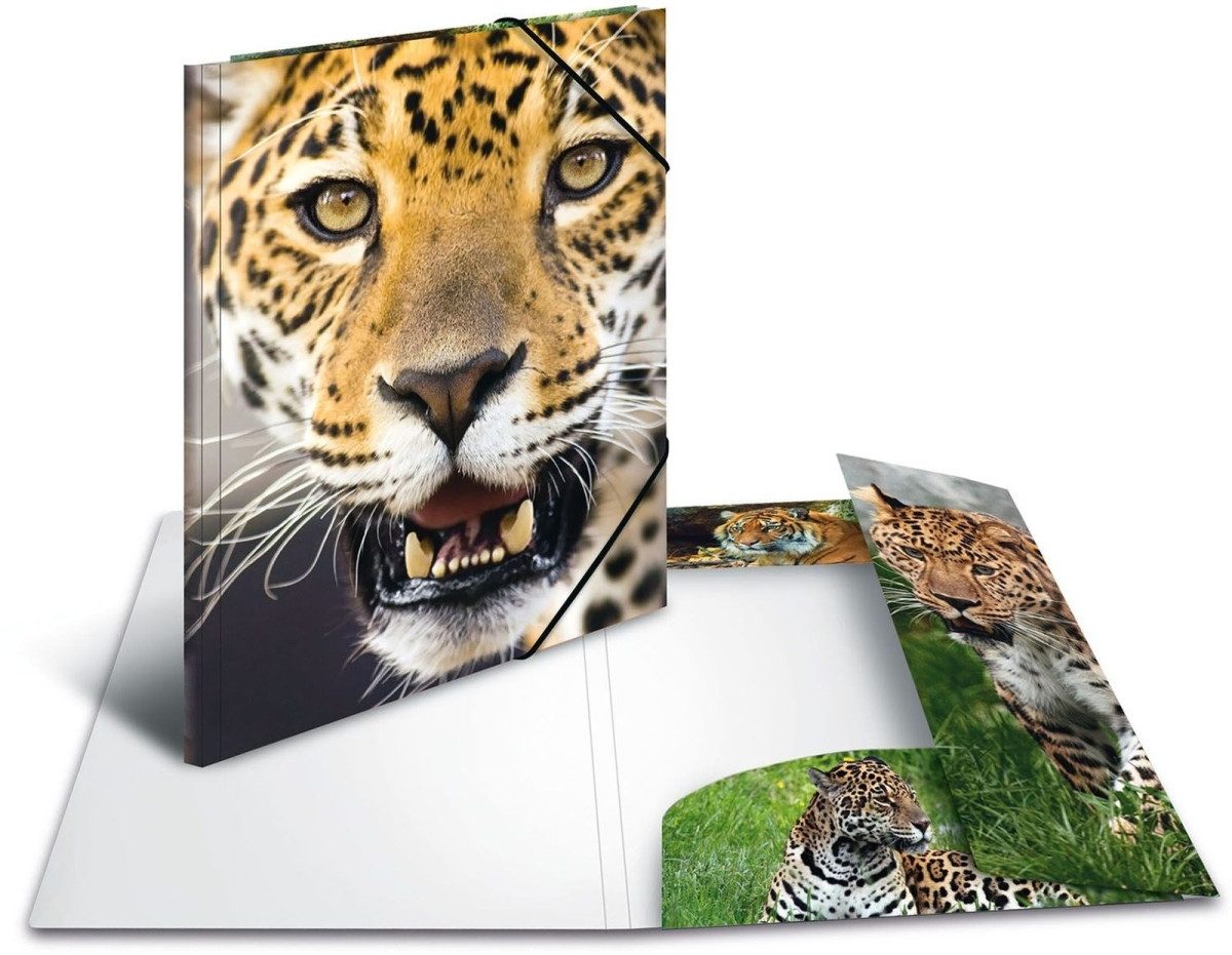 HERMA Fächermappe Sammelmappe A3 PP 'Leopard'