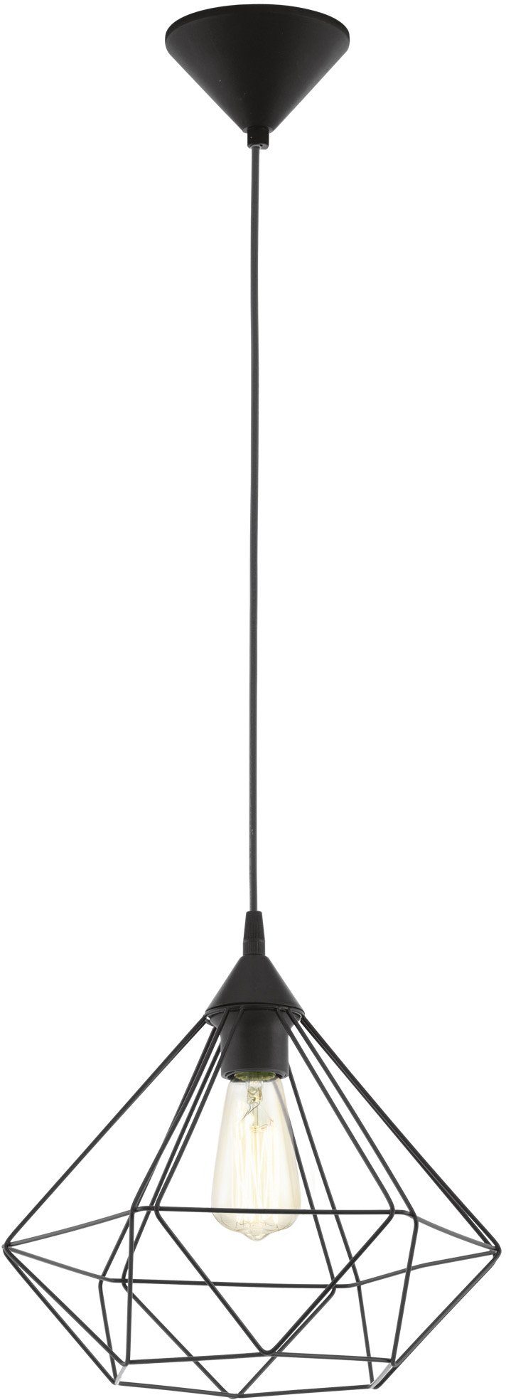 EGLO Pendelleuchte TARBES Hängeleuchte, Pendellampe, Vintage, Retro, Stahl, günstig online kaufen