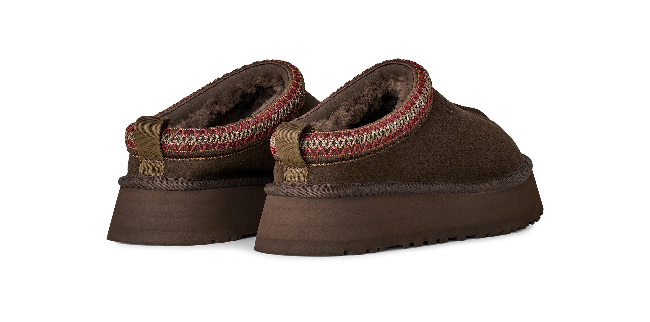 UGG W TAZZ II Slipper Pantoffel, Schlupfschuh, Mule mit Textilborde im Ethno-Look