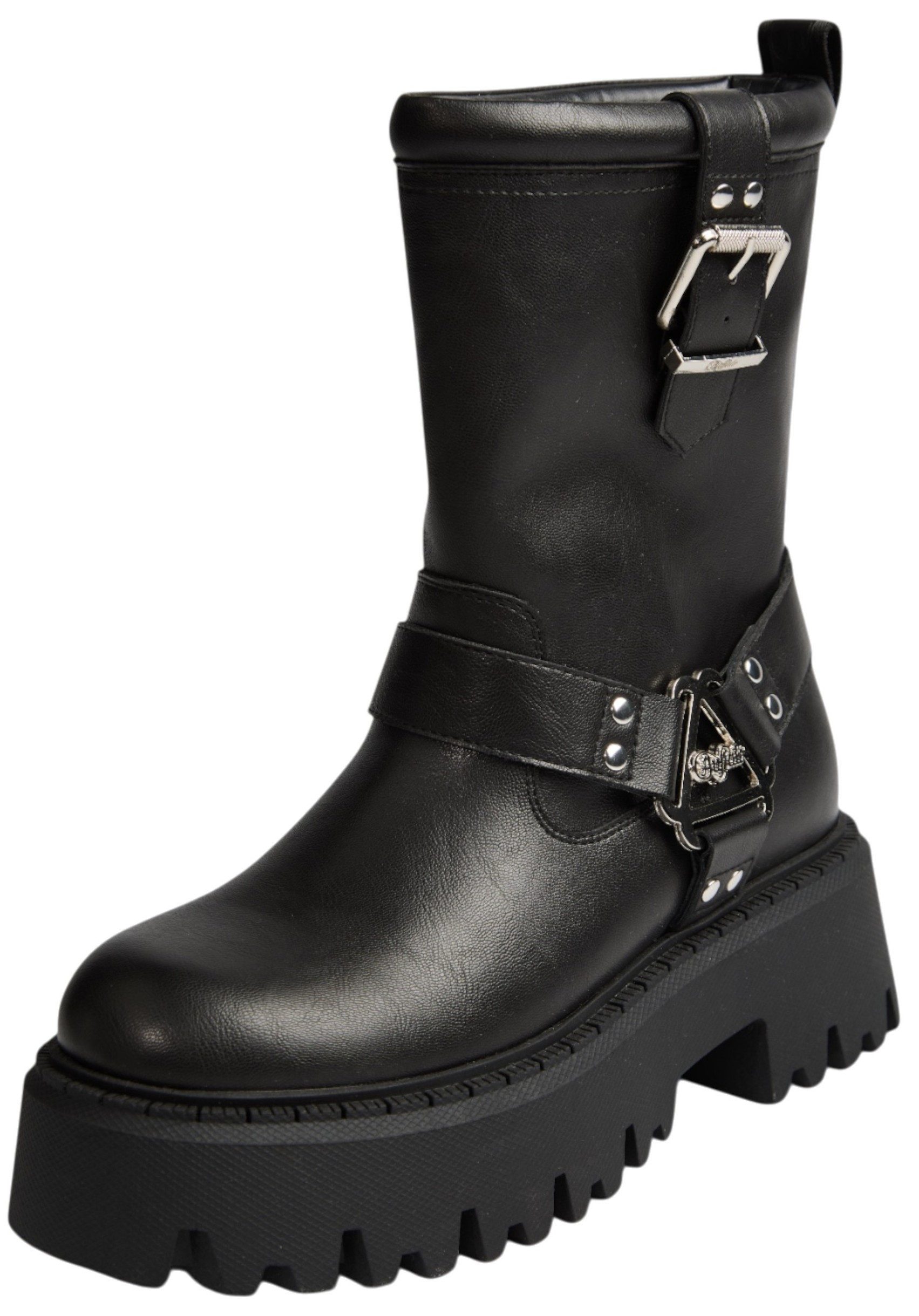 Buffalo PD00018566 Aspen Biker Pull ON Black Stiefel