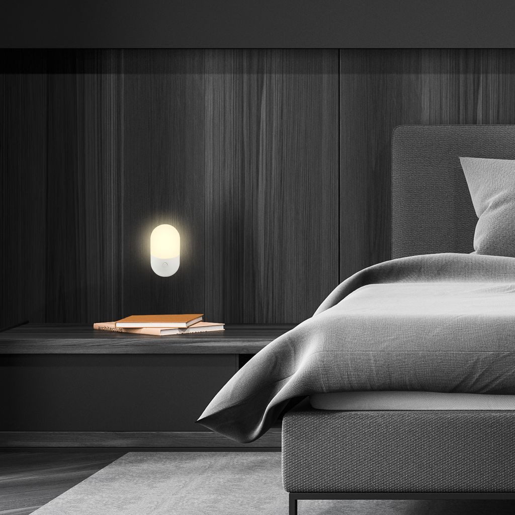 Briloner Leuchten LED Steckdosenleuchte 2184016, Dimmfunktion, LED fest integriert