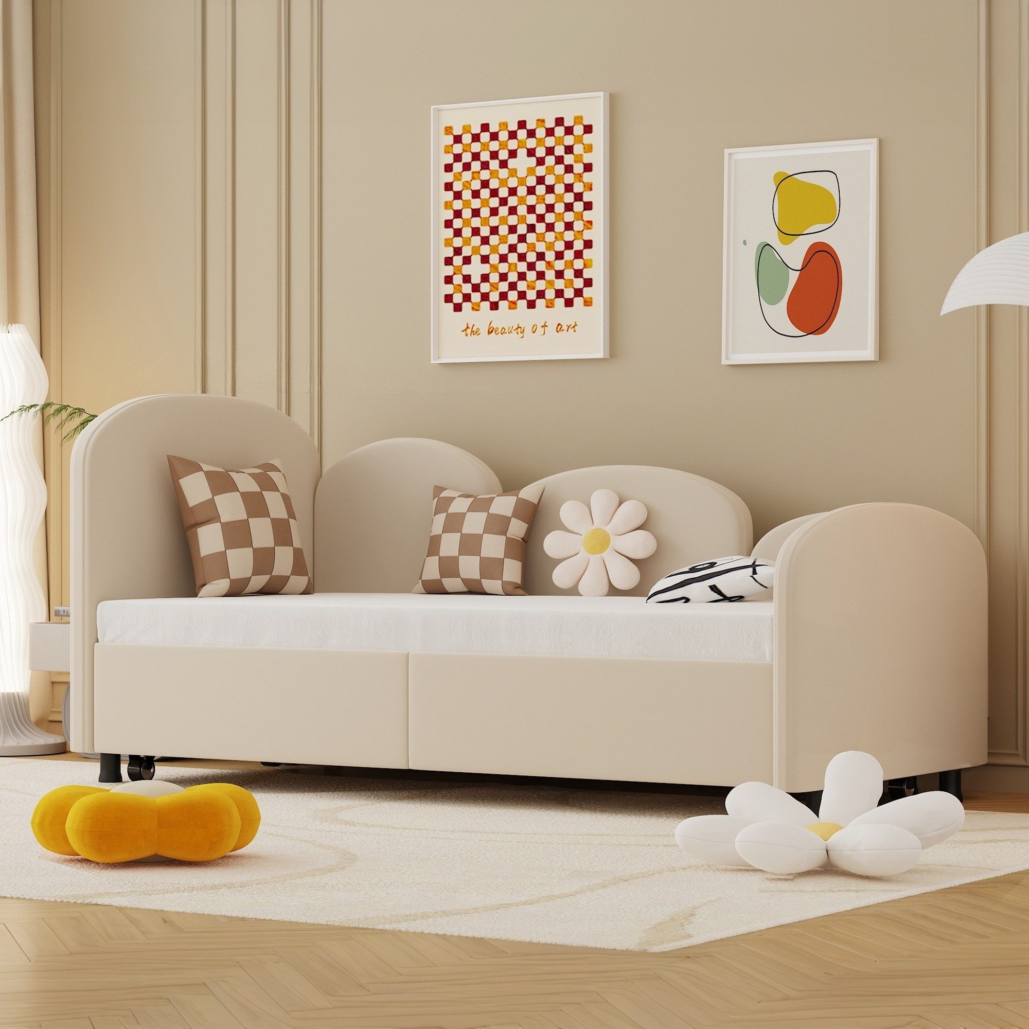 Odikalo Schlafsofa Aufbewahrungssofa Twin Size Daybed günstig online kaufen