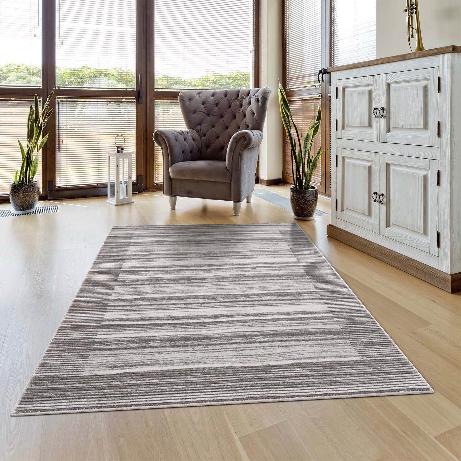Carpet City Teppich Noa 9301, rechteckig, Höhe: 11 mm, Läufer, Kurzflor, Mo günstig online kaufen