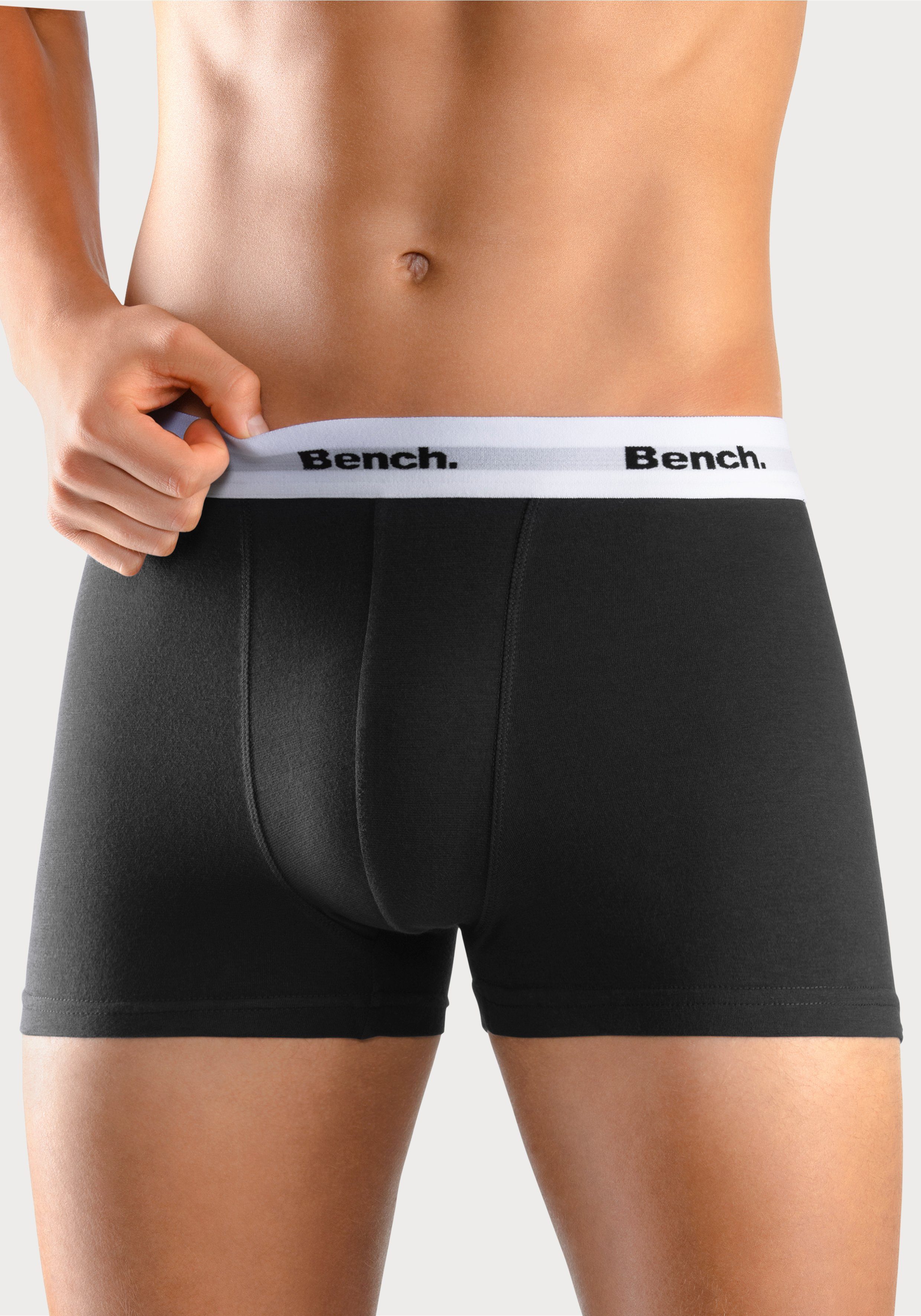 Bench. Boxer Boxershorts für Herren (Packung, 4-St) Unterhosen mit kontrast günstig online kaufen