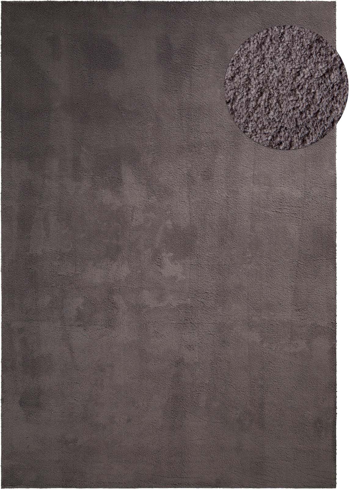 TaraCarpet Teppich Supersoft Kurzflorteppich Fiona Uni, rechteckig, Höhe: 1 günstig online kaufen