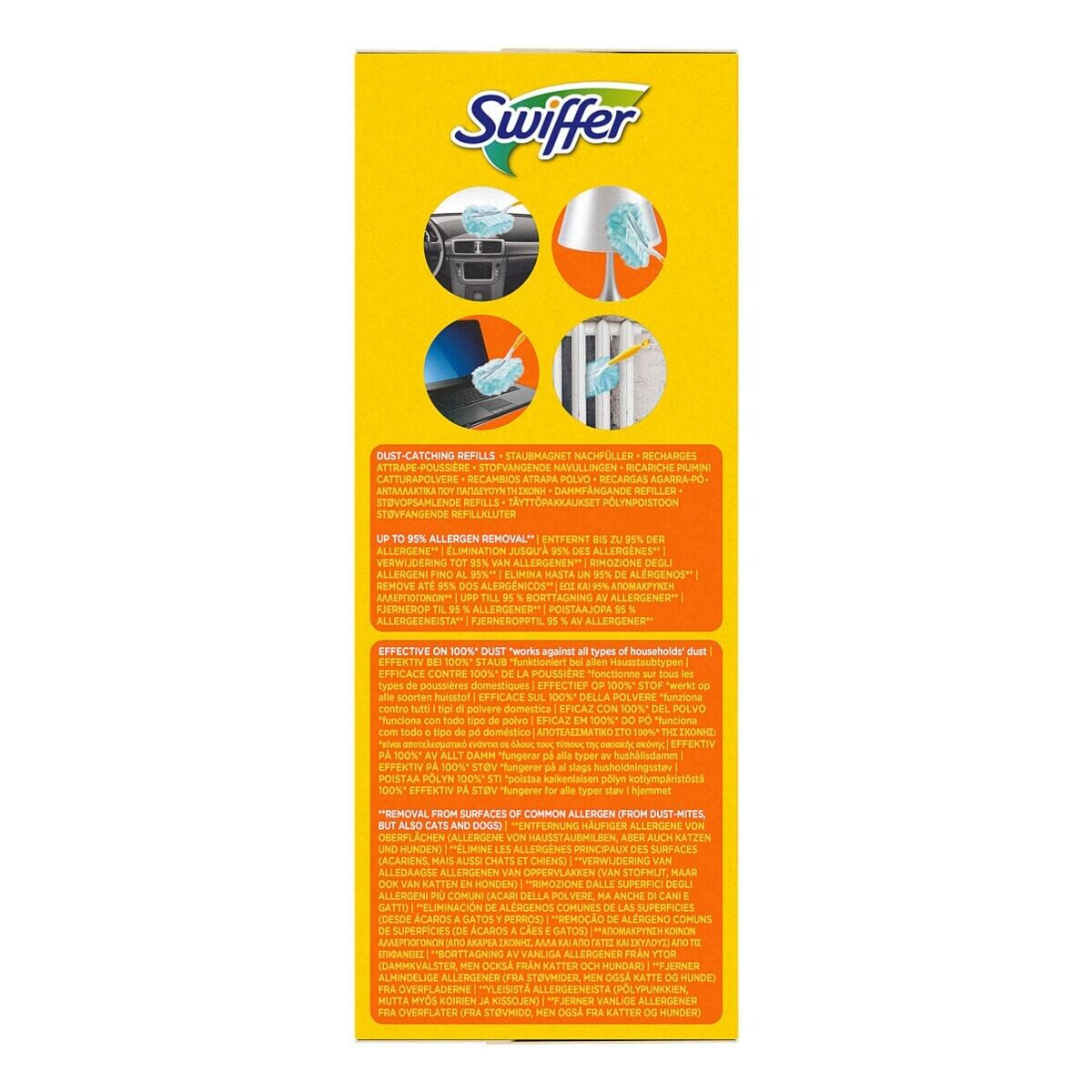 Swiffer Staubwischer Duster Staubmagnet mit Duft Ersatztücher, 18er-Pack Nachfülltücher