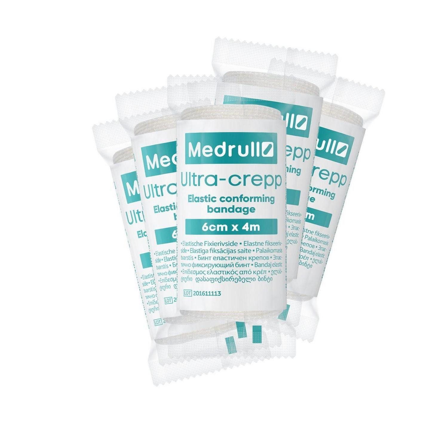 LuxusKollektion Bandagierunterlage Mullbinden Fixierbinden Verbandsmaterial 6cm x 4m (20 Stück)
