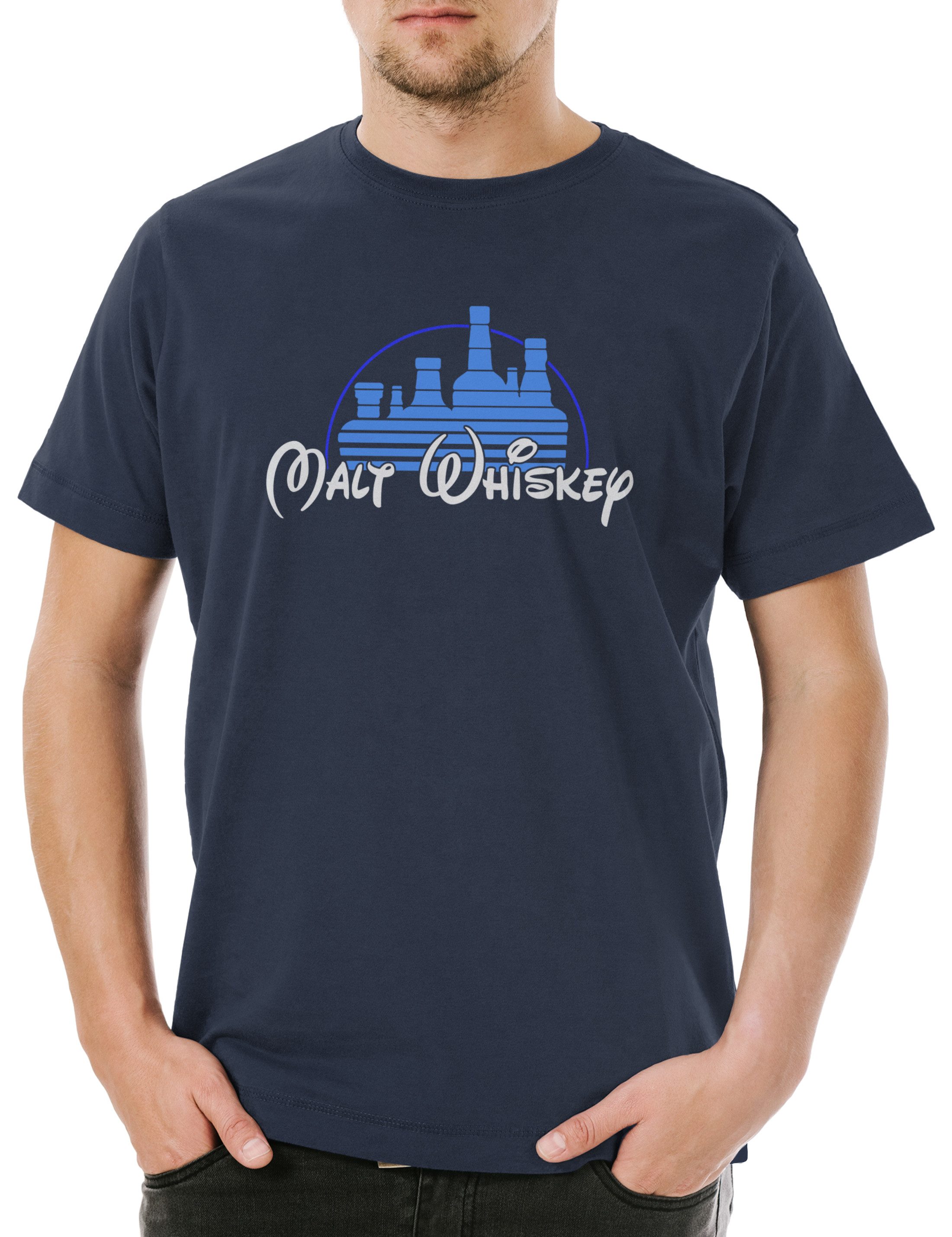 Urban Backwoods Print-Shirt Malt Whiskey I Herren T-Shirt Schottisch Whisky Single Logo (1-tlg) Schottischer Scotland Whiskys Blend