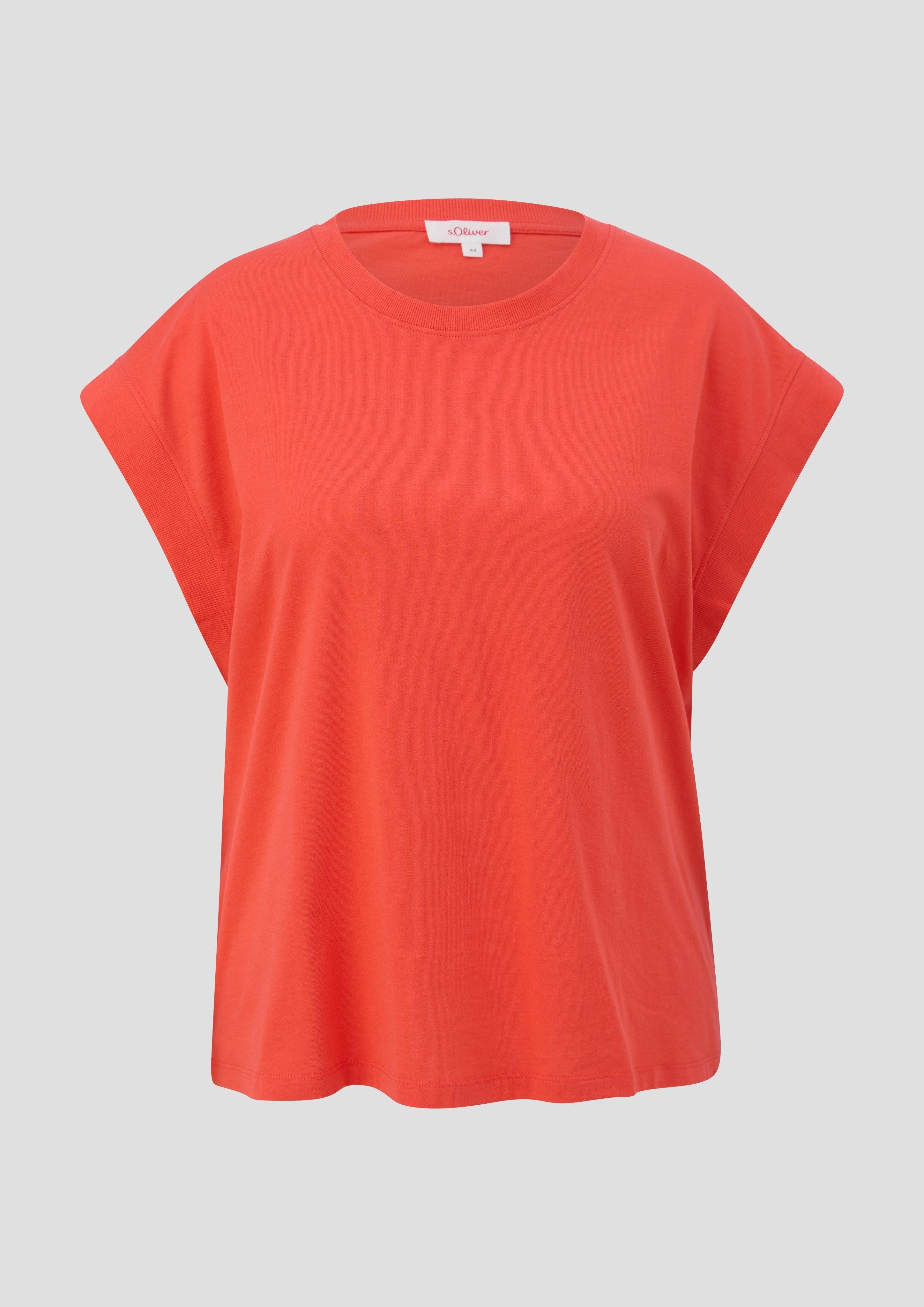 s.Oliver Shirttop T-Shirt aus reiner Baumwolle günstig online kaufen