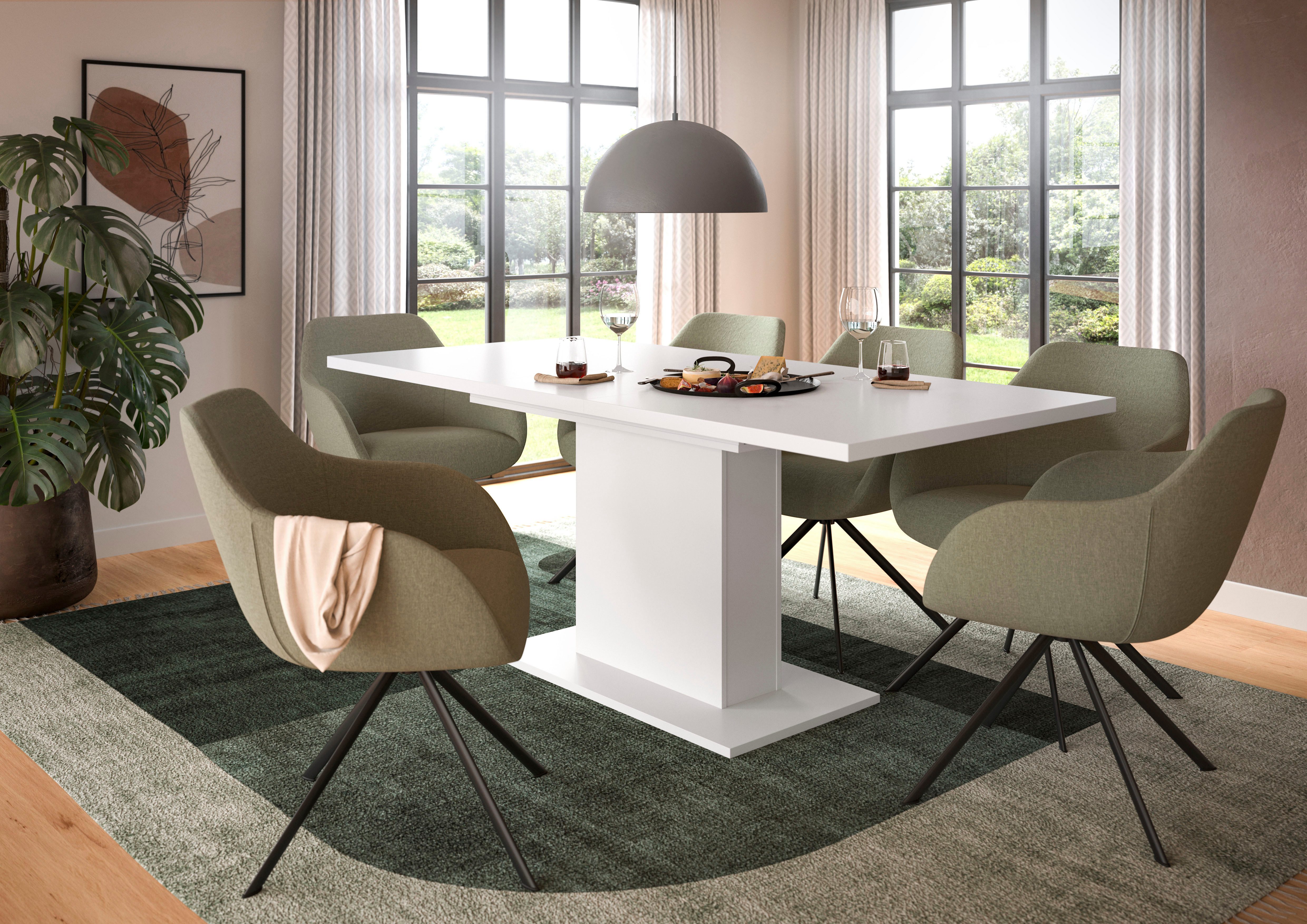 INOSIGN Esstisch Motus, ausziehbar 150 -190 cm, inklusive 40 cm Einlegeplat günstig online kaufen