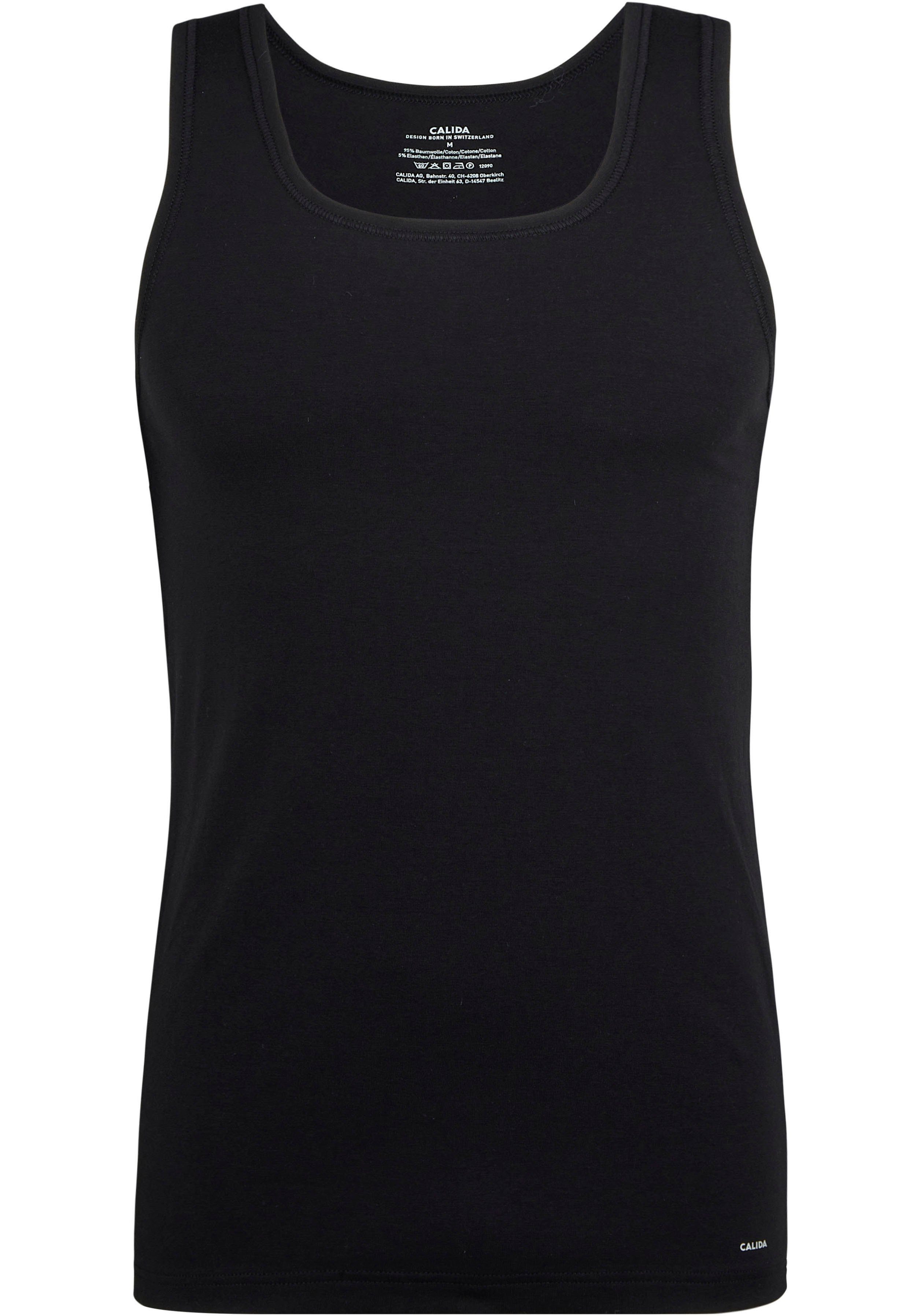 CALIDA Achseltop Cotton Code mit Rundhals-Ausschnitt günstig online kaufen