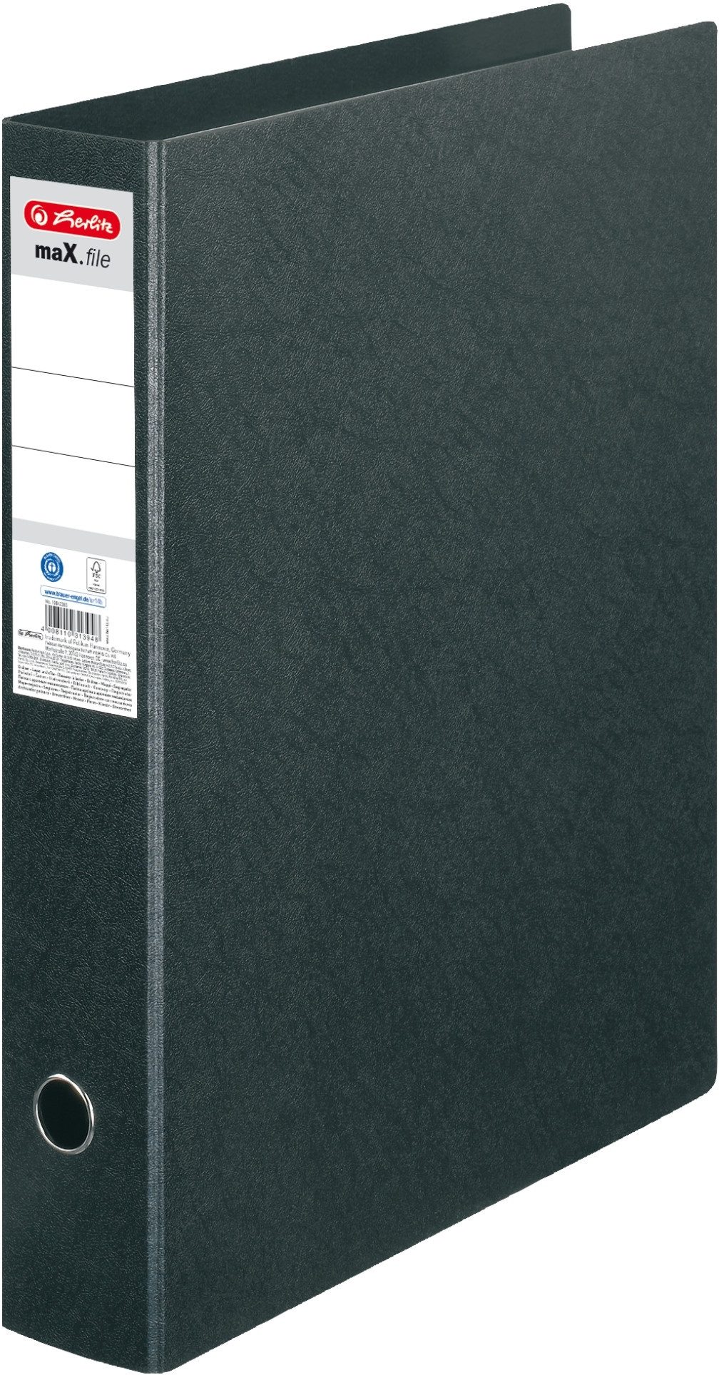 Herlitz Aktenordner Папки с файлами Hartpappe A3 hoch 7,5cm maX.file schwarz (16 Stück)