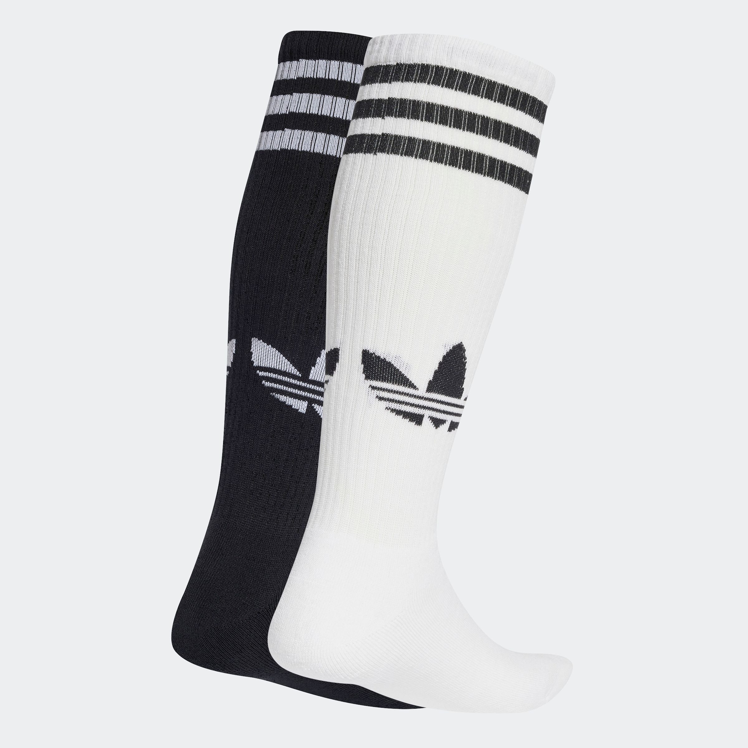 adidas Originals Sportsocken KNEE SOCK 2PP (2-Paar) Kniestrümpfe mit drei S günstig online kaufen
