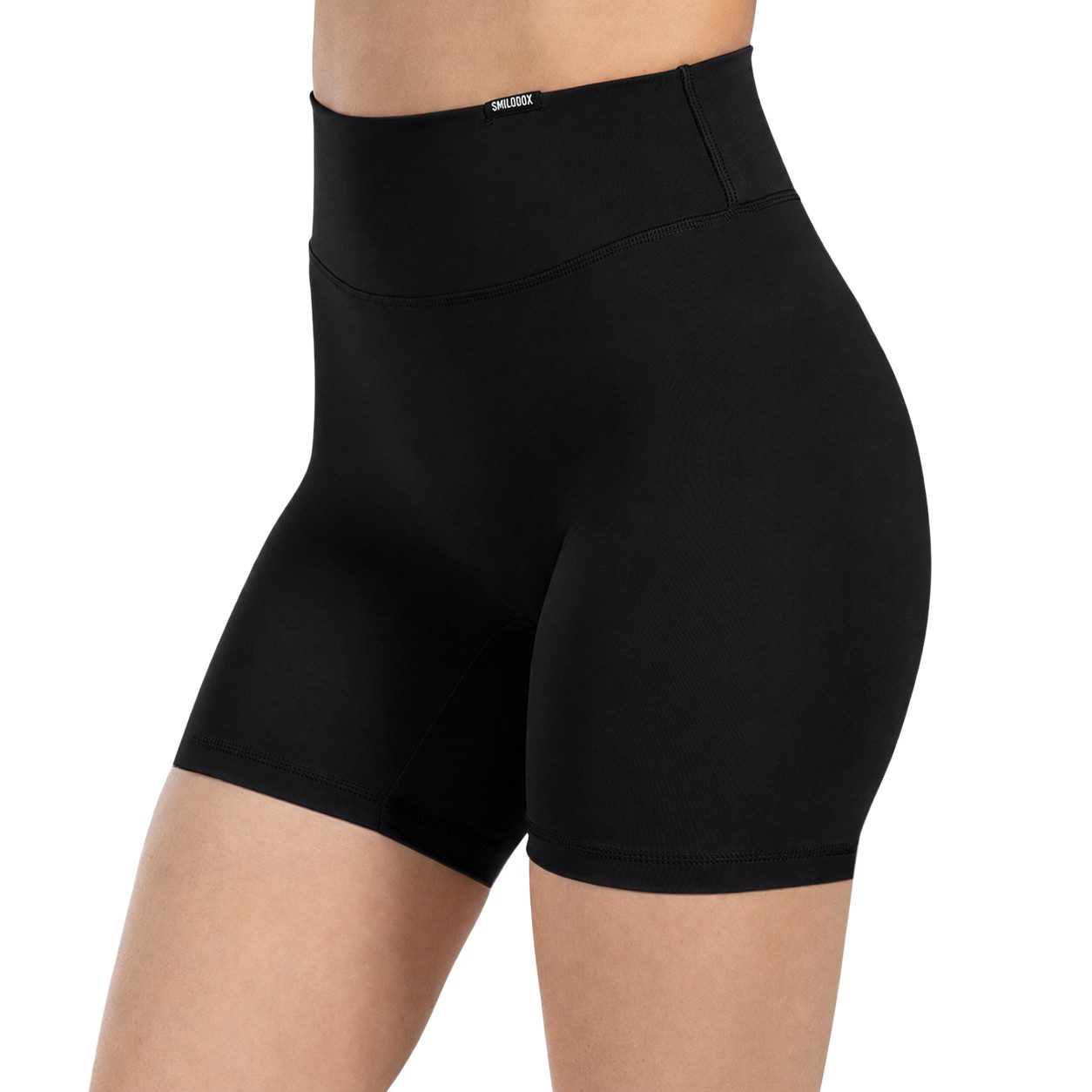 Smilodox Shorts SoftFeel Darbie, High Waist Yogashorts, atmungsaktiv & 4-Wege-Stretch Feuchtigkeitsableitende Radlerhose, schnelltrocknend, Pilates Yoga