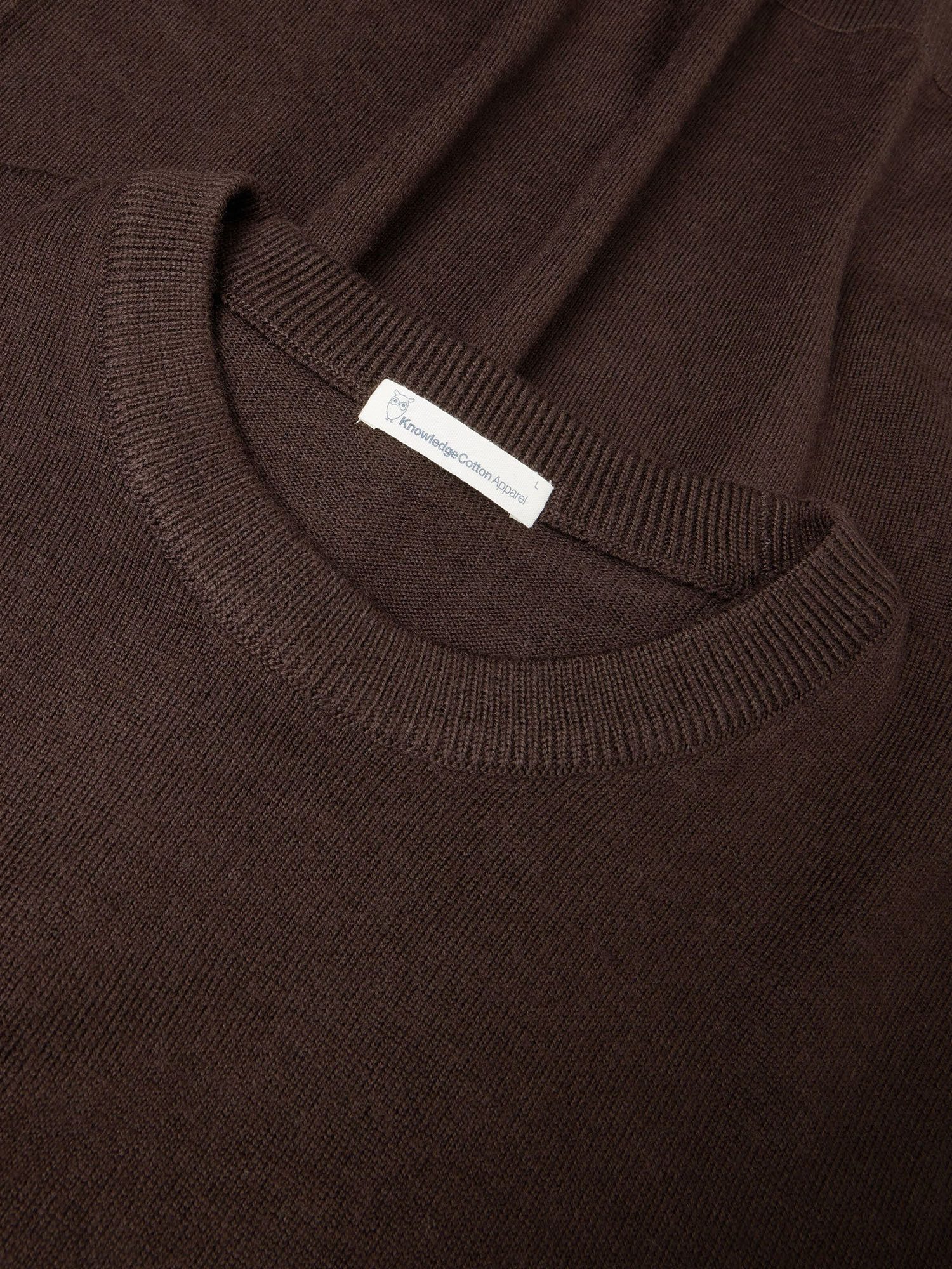 KnowledgeCotton Apparel Strickpullover Regular Merino Knit Crew Neck