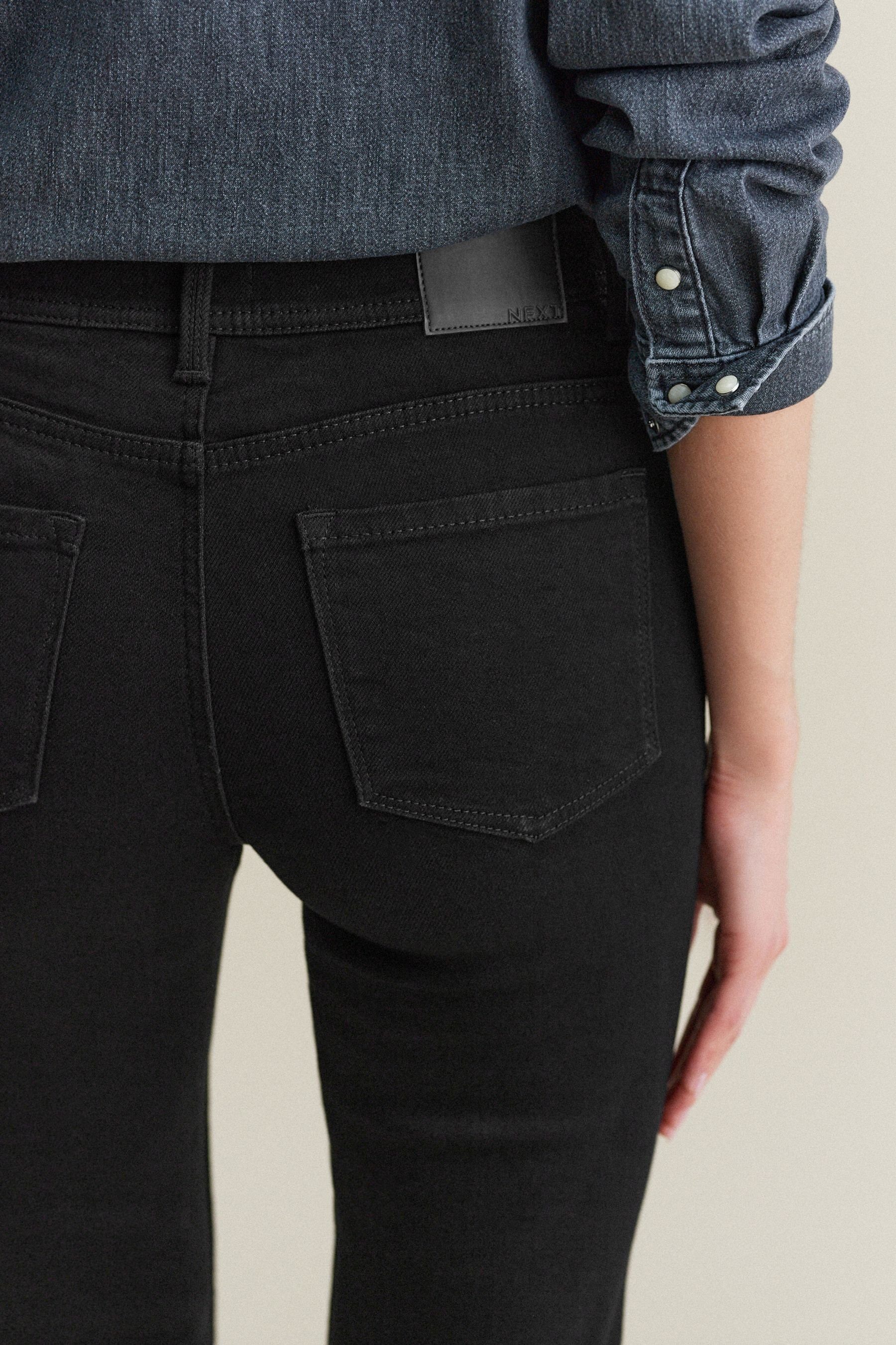 Next Bootcut-Jeans Superweiche Bootcut-Jeans (1-tlg)
