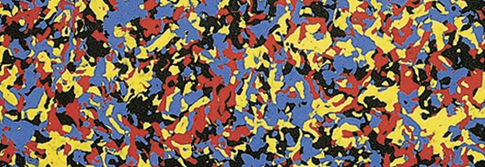 Ursus - Ludwig Bähr Bastelfilz Moosgummi 2mm 20x30cm VE=10 Bogen bunte Flecken