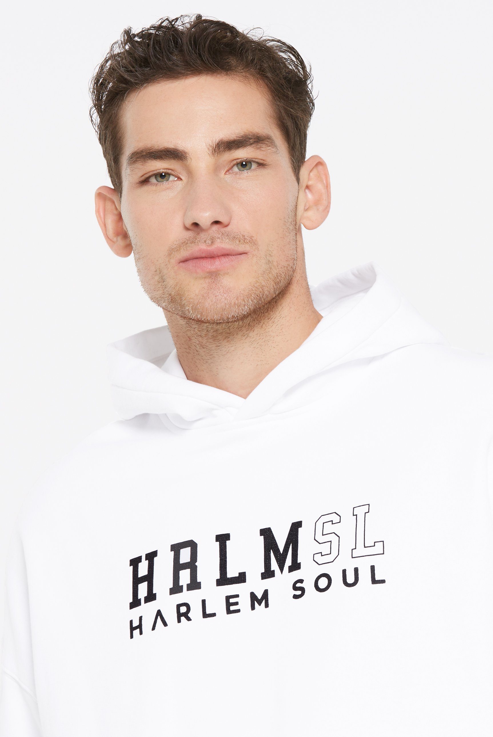 Harlem Soul Kapuzensweatshirt mit Baumwolle