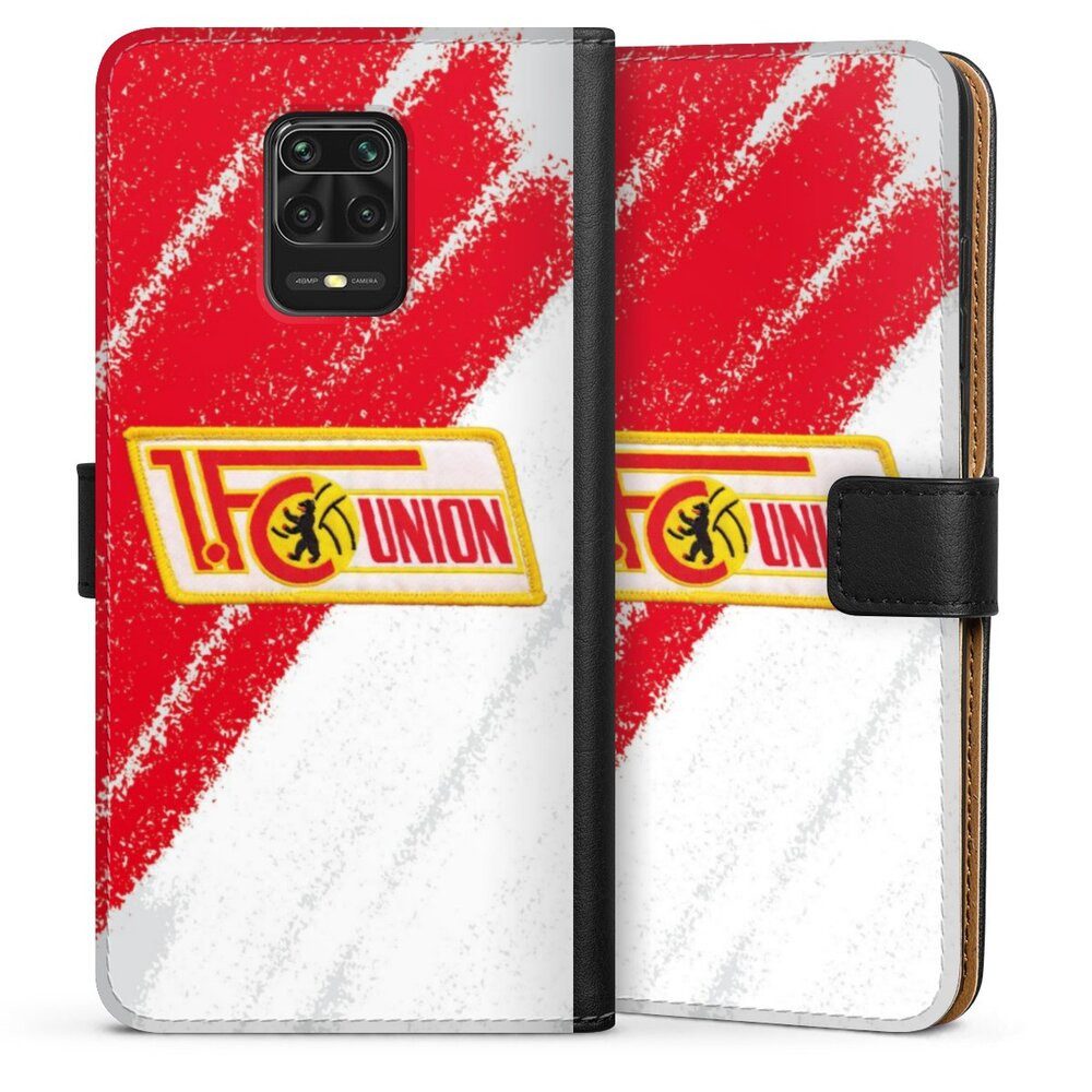 DeinDesign Handyhülle Offizielles Lizenzprodukt 1. FC Union Berlin Logo, Xiaomi Redmi Note 9s Hülle Handy Flip Case Wallet Cover