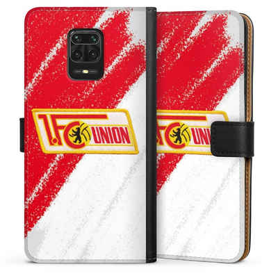 DeinDesign Handyhülle Offizielles Lizenzprodukt 1. FC Union Berlin Logo, Xiaomi Redmi Note 9 Pro Hülle Handy Flip Case Wallet Cover