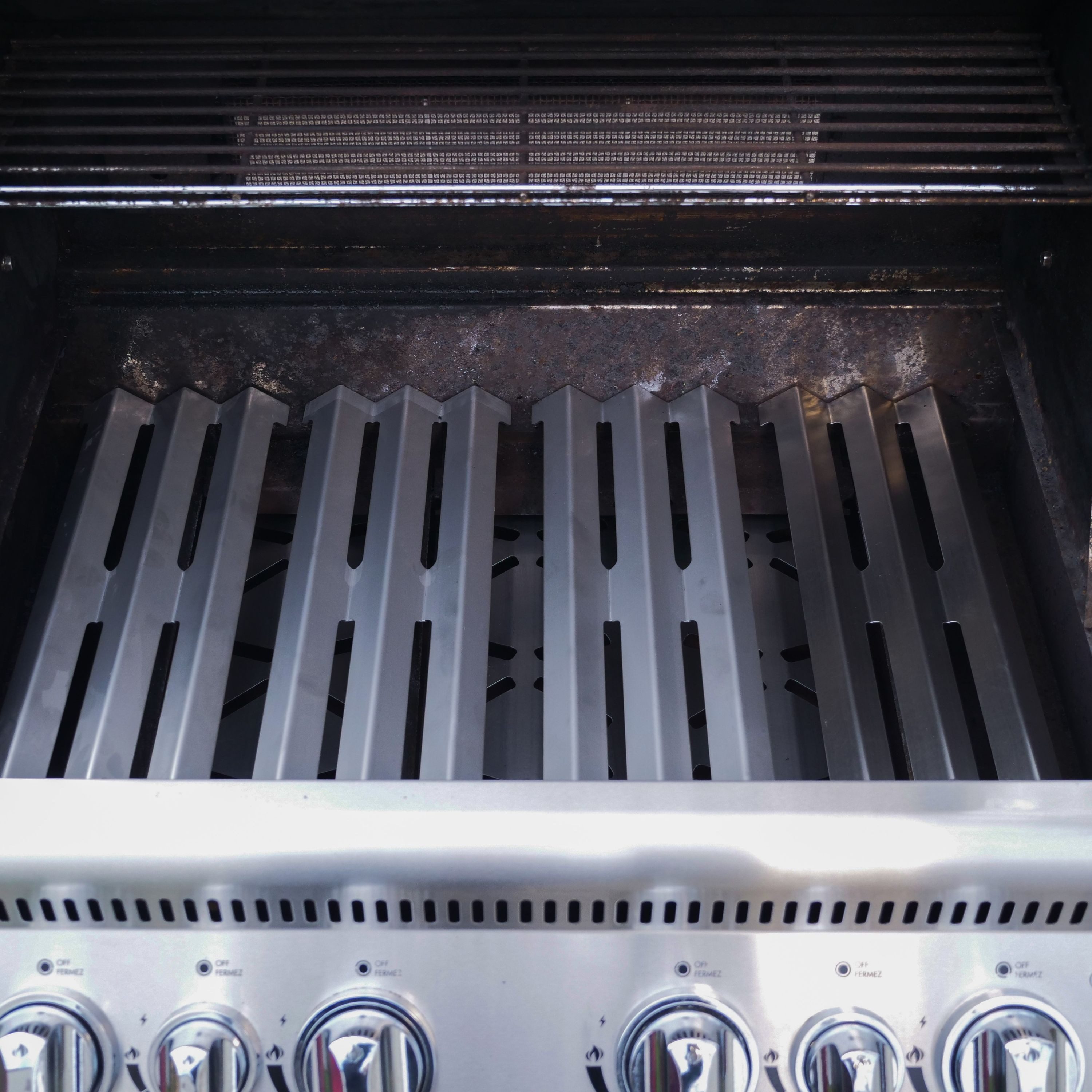 Grillrost.com BBQ Grillrost BBQ Napoleon Brennerabd. LE3 (Länge 419mm), Made in Germany