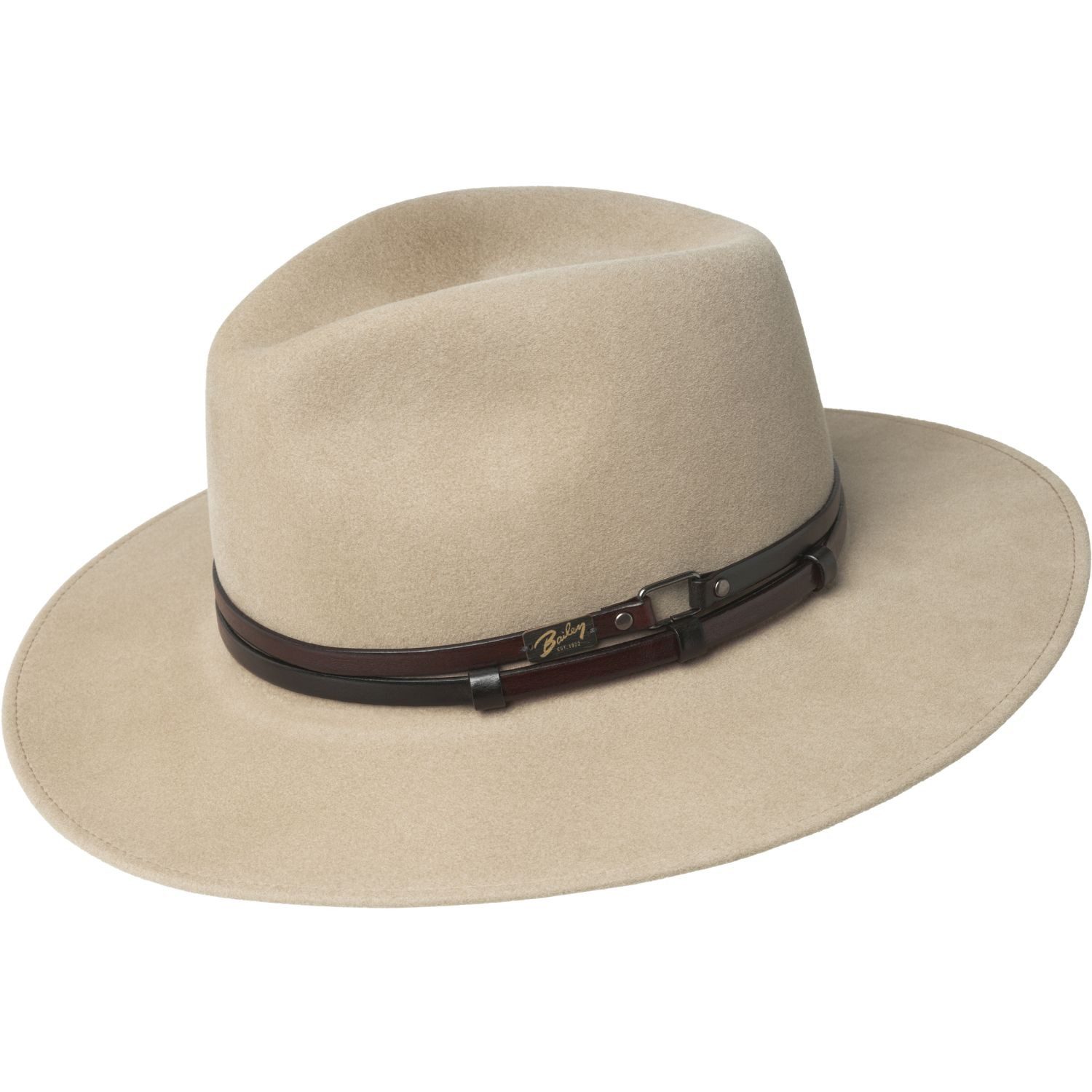 Bailey Filzhut Outdoor Traveller aus Wolle mit Leder-Band