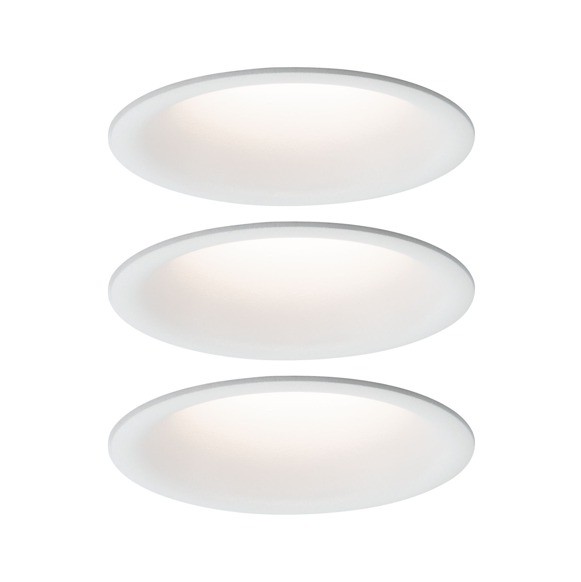 Paulmann LED Einbauleuchte 93415, im Lieferumfang enthalten, Kunststoff