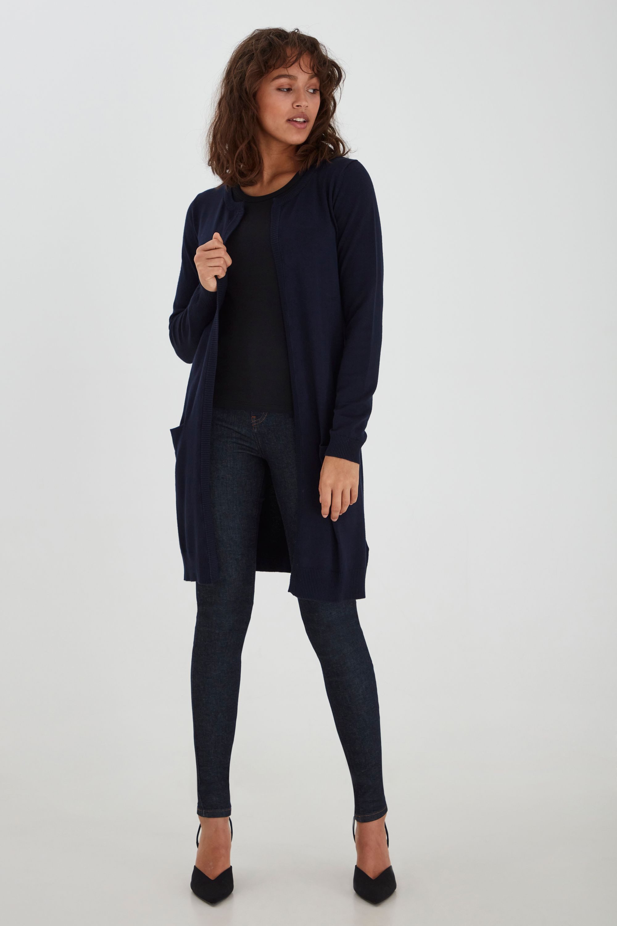 Pulz Jeans Strickjacke PZSARA Lange Strickjacke günstig online kaufen