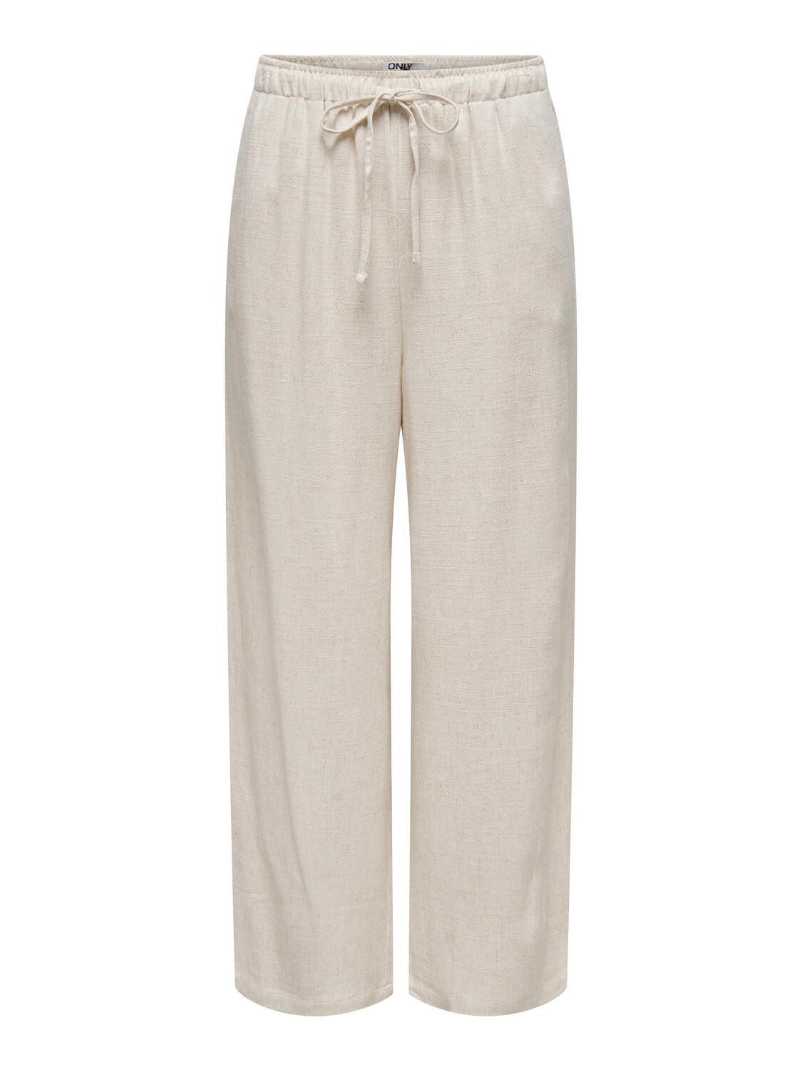 ONLY Stoffhose ONLSIESTA MW PULL-UP LINEN günstig online kaufen