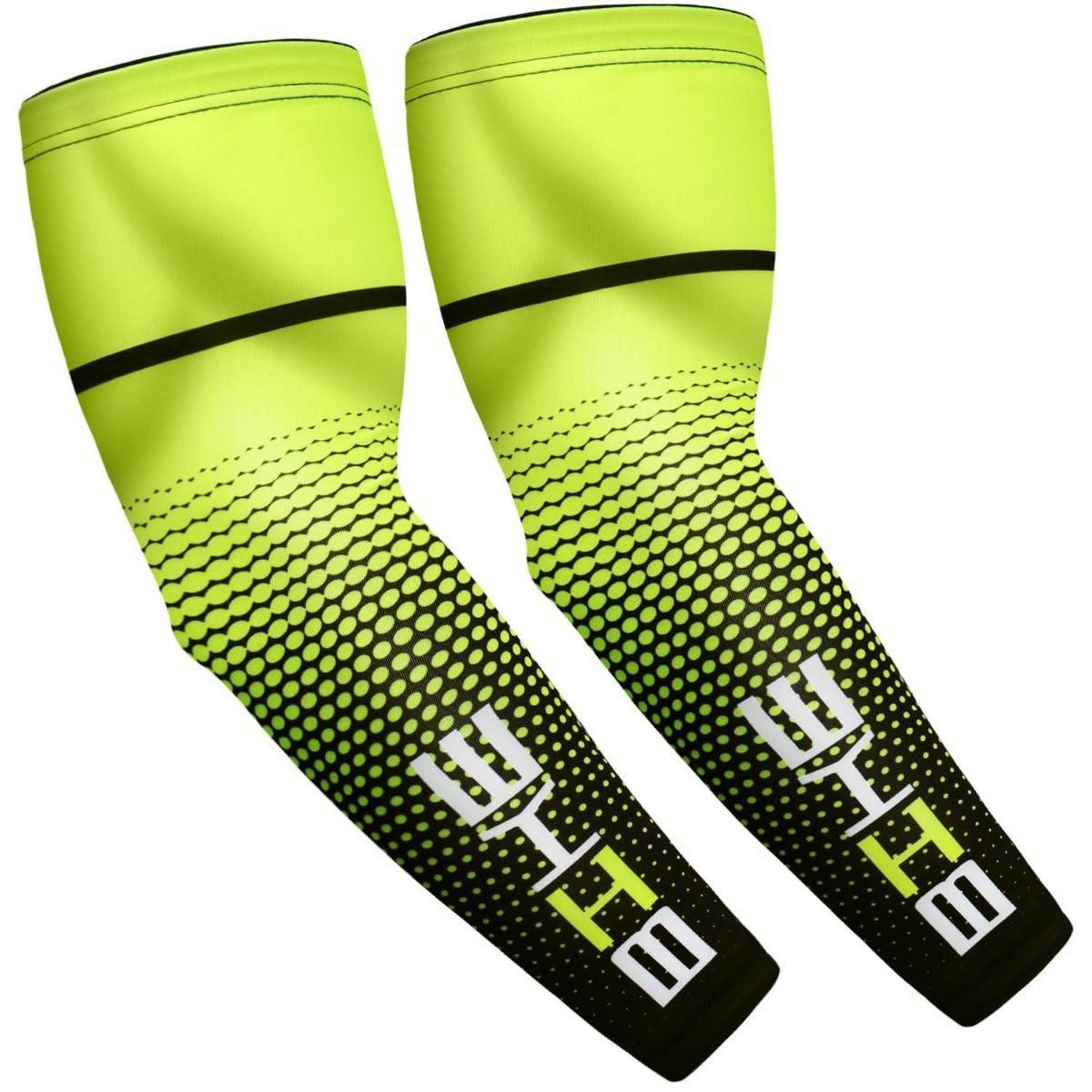 LuxusKollektion Armlinge Arm Sleeves Kompression UV Schutz Grün XXL (1-St)